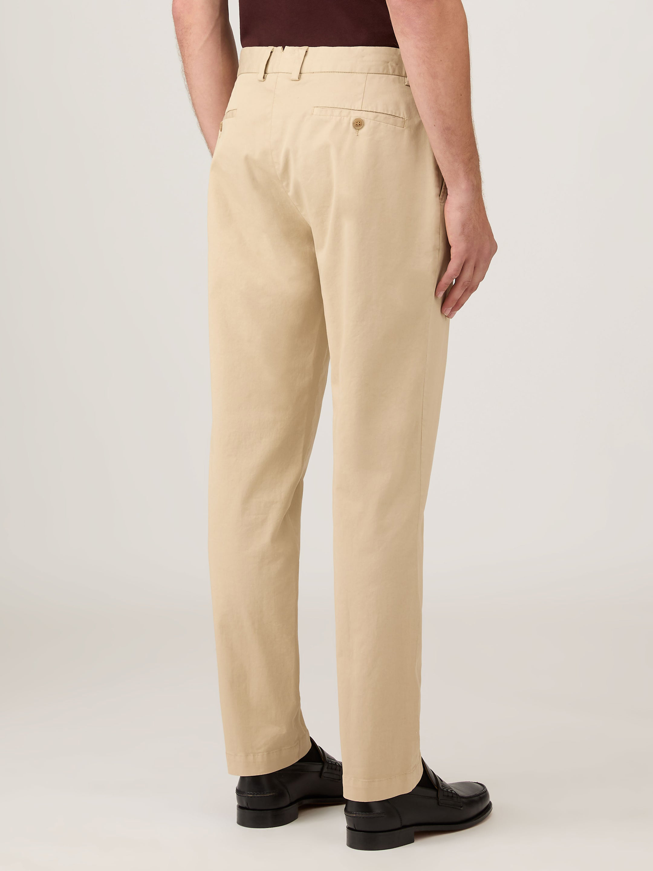 Regular Fit Chino in Light Stone