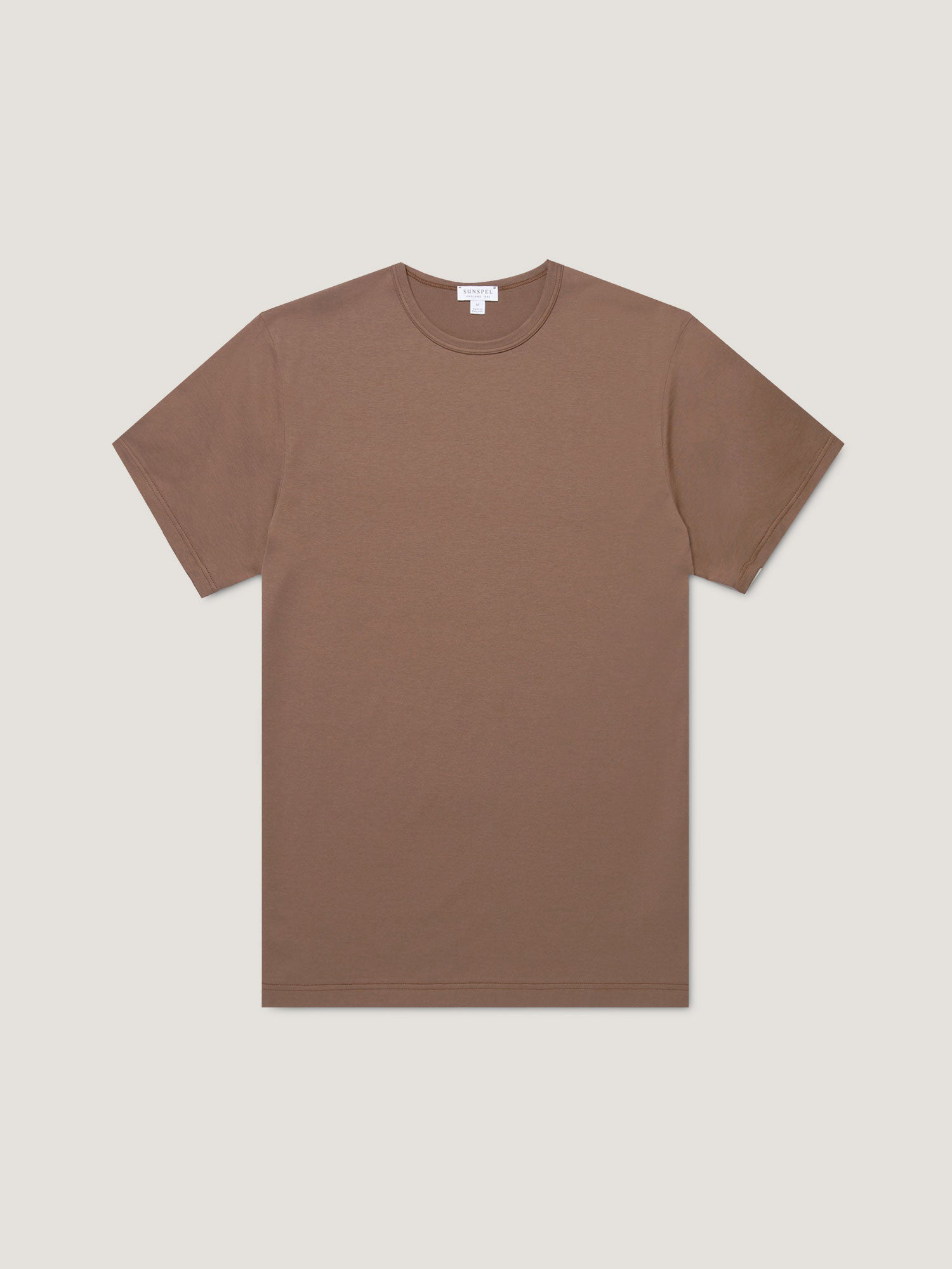 SS Crew Neck T-Shirt in Bark