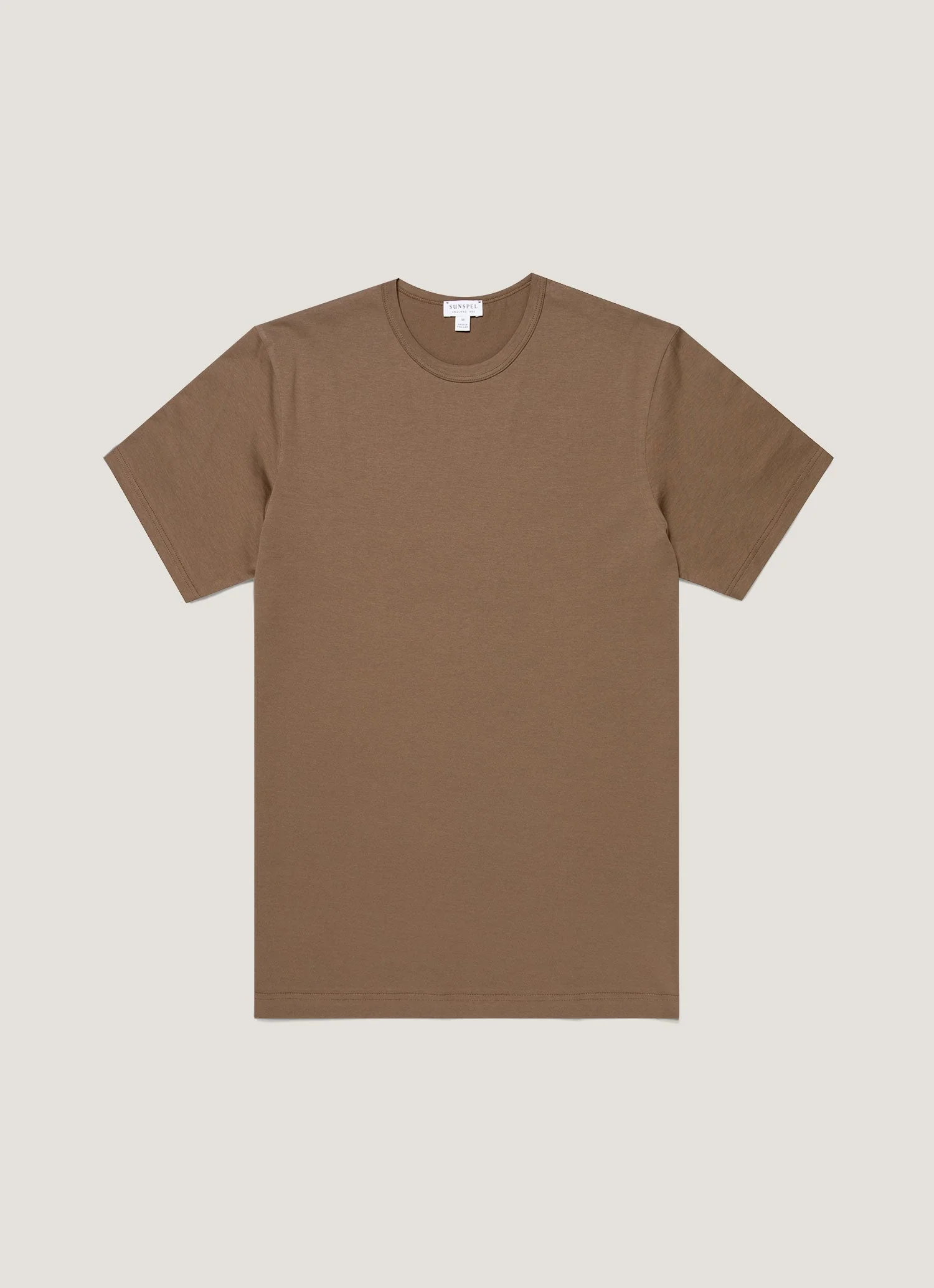SS Crew Neck T Shirt In Dark Cedar