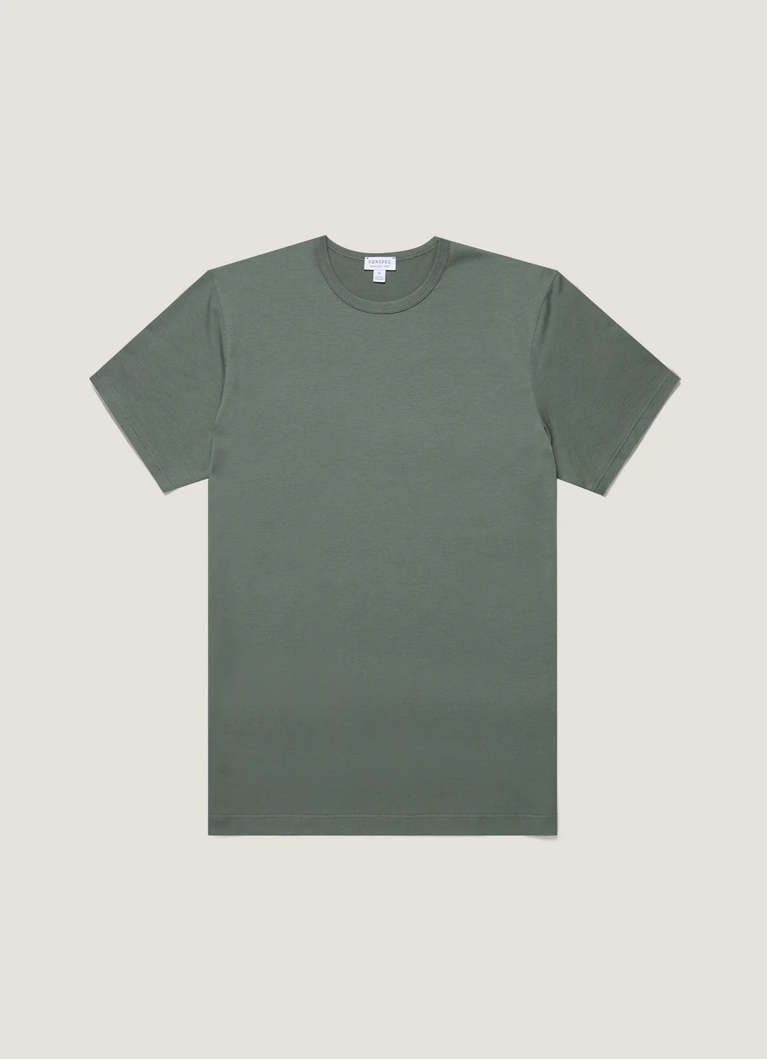 SS Crew Neck T Shirt in Dusk Green