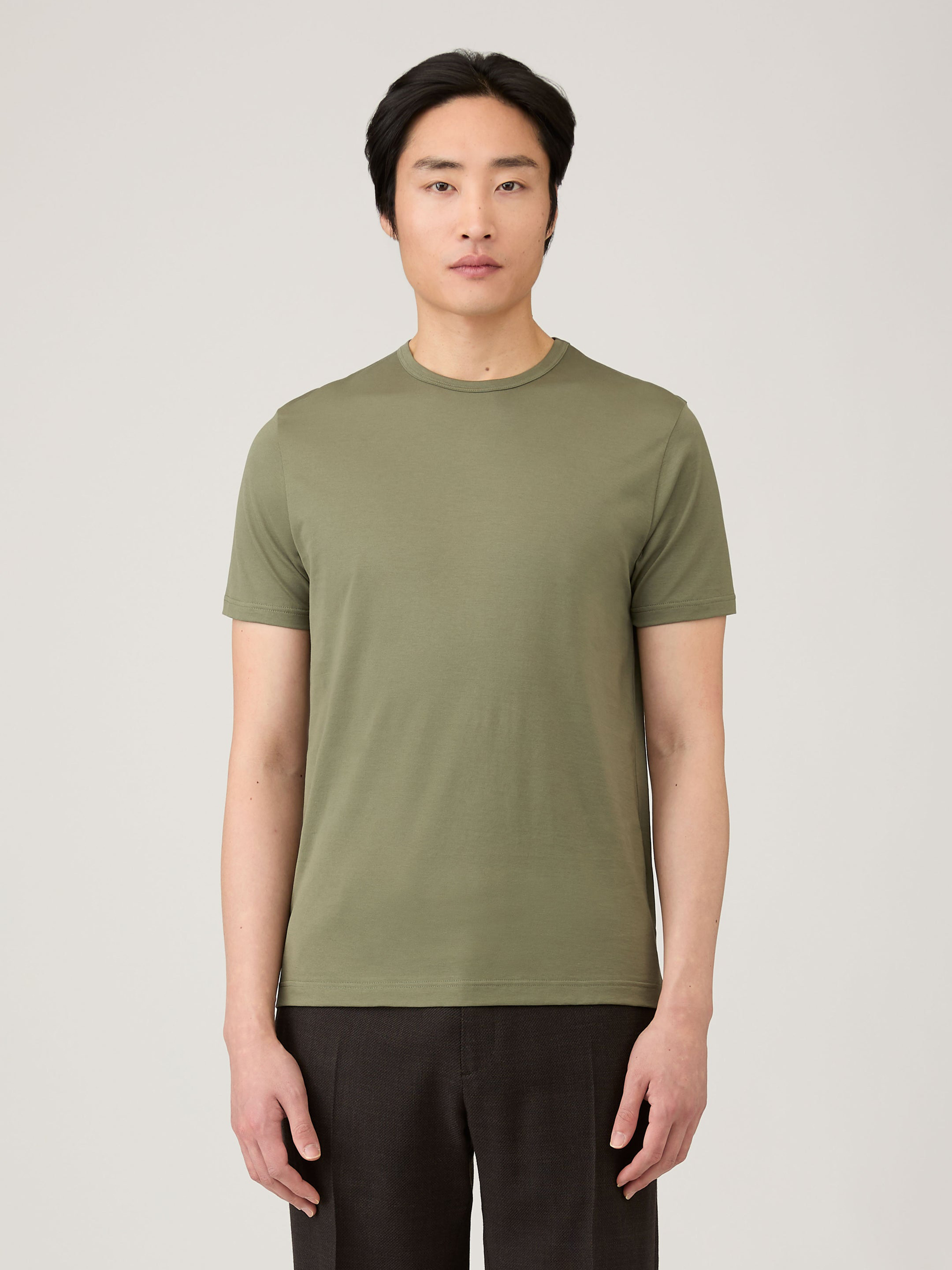 SS Crew Neck T-Shirt in Sea Moss
