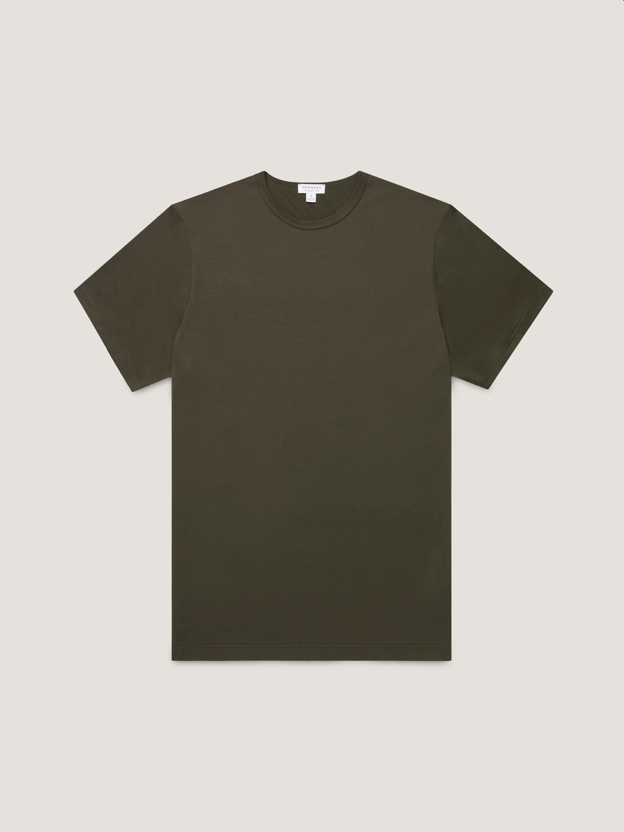 SS Crew Neck T-Shirt in Dark Green