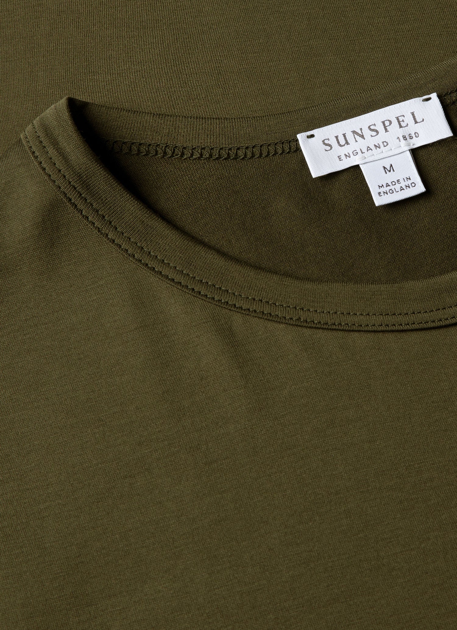 SS Crew Neck T Shirt In Deep Olive