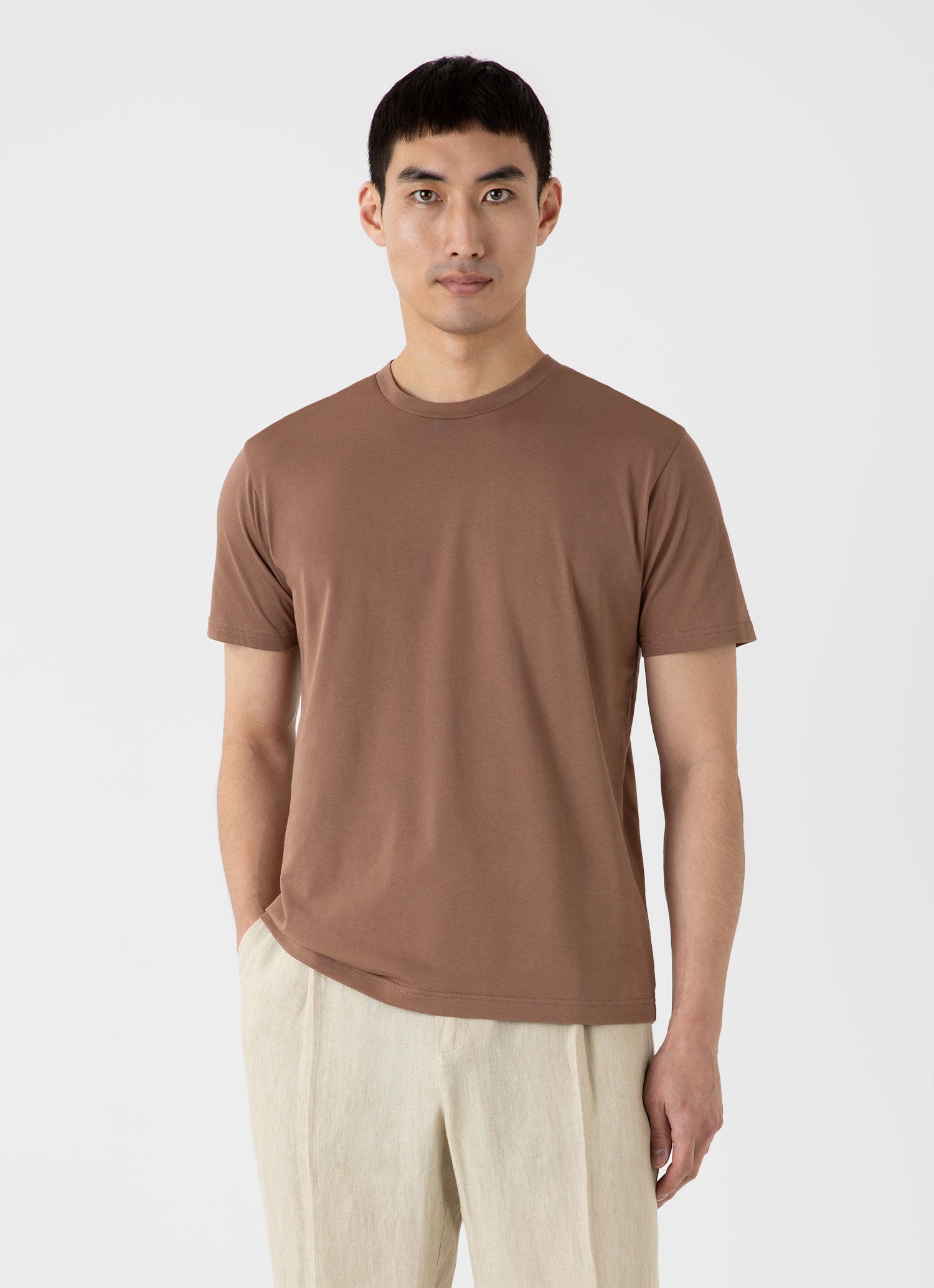Riviera T Shirt in Dark Sand