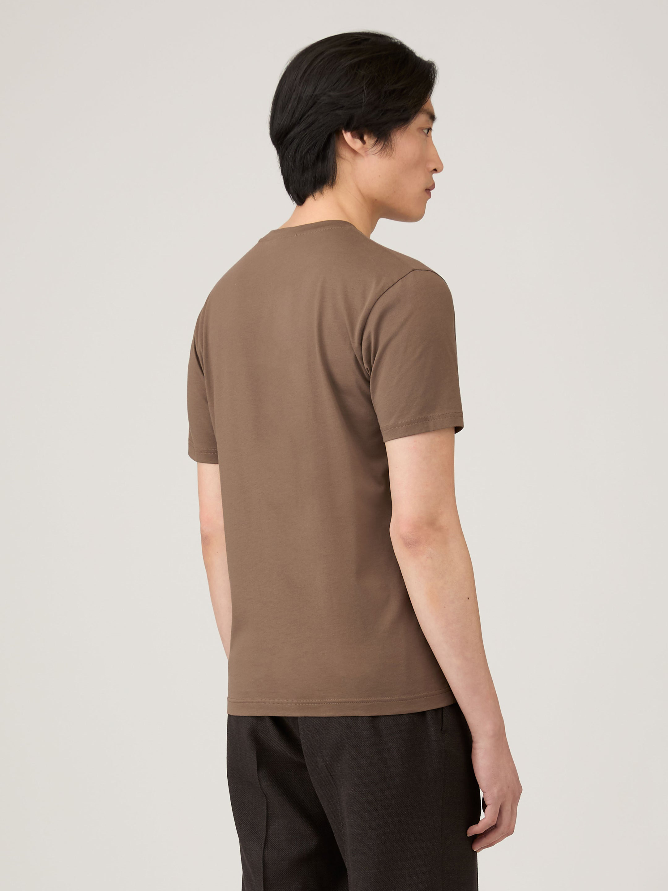 Riviera Midweight T-Shirt in Bark