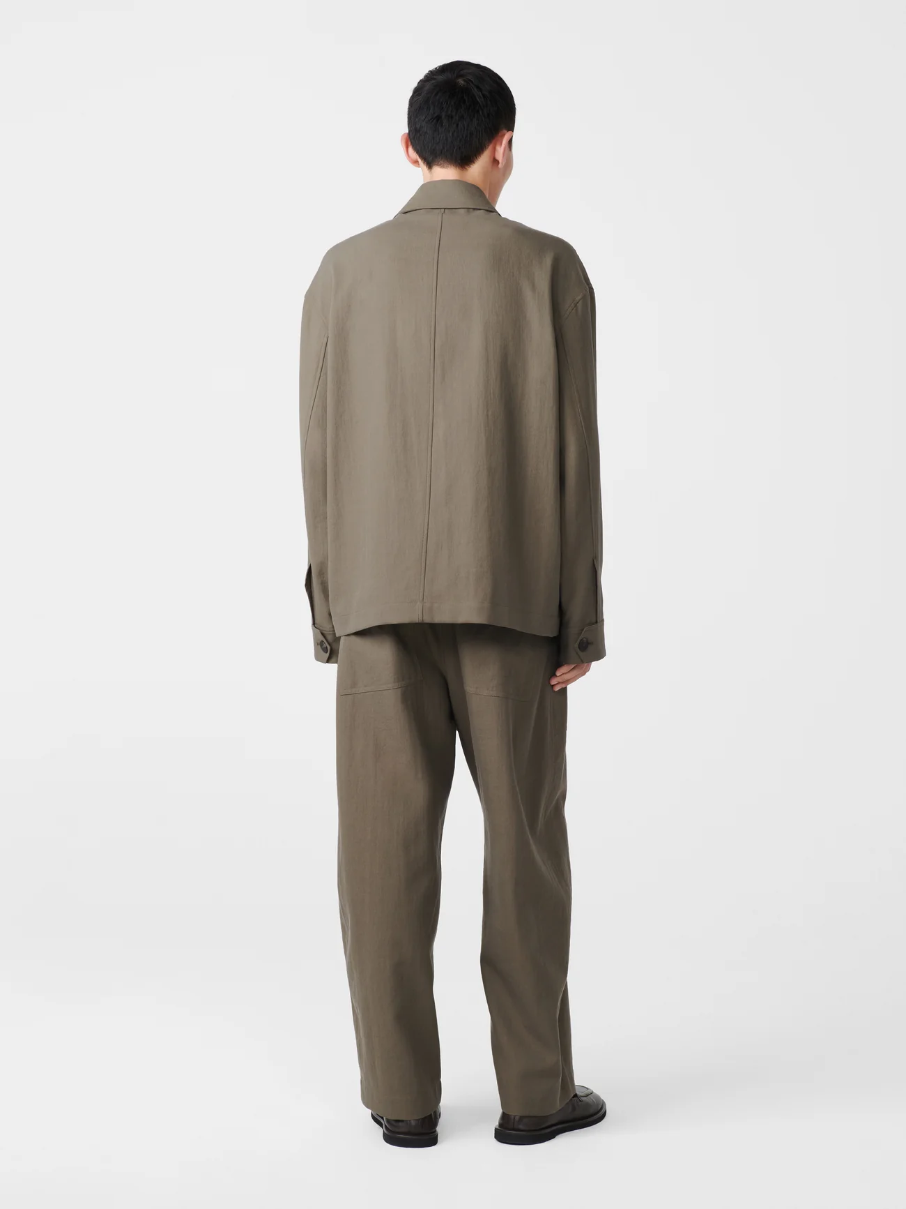Nate Cargo Jacket in Fossil