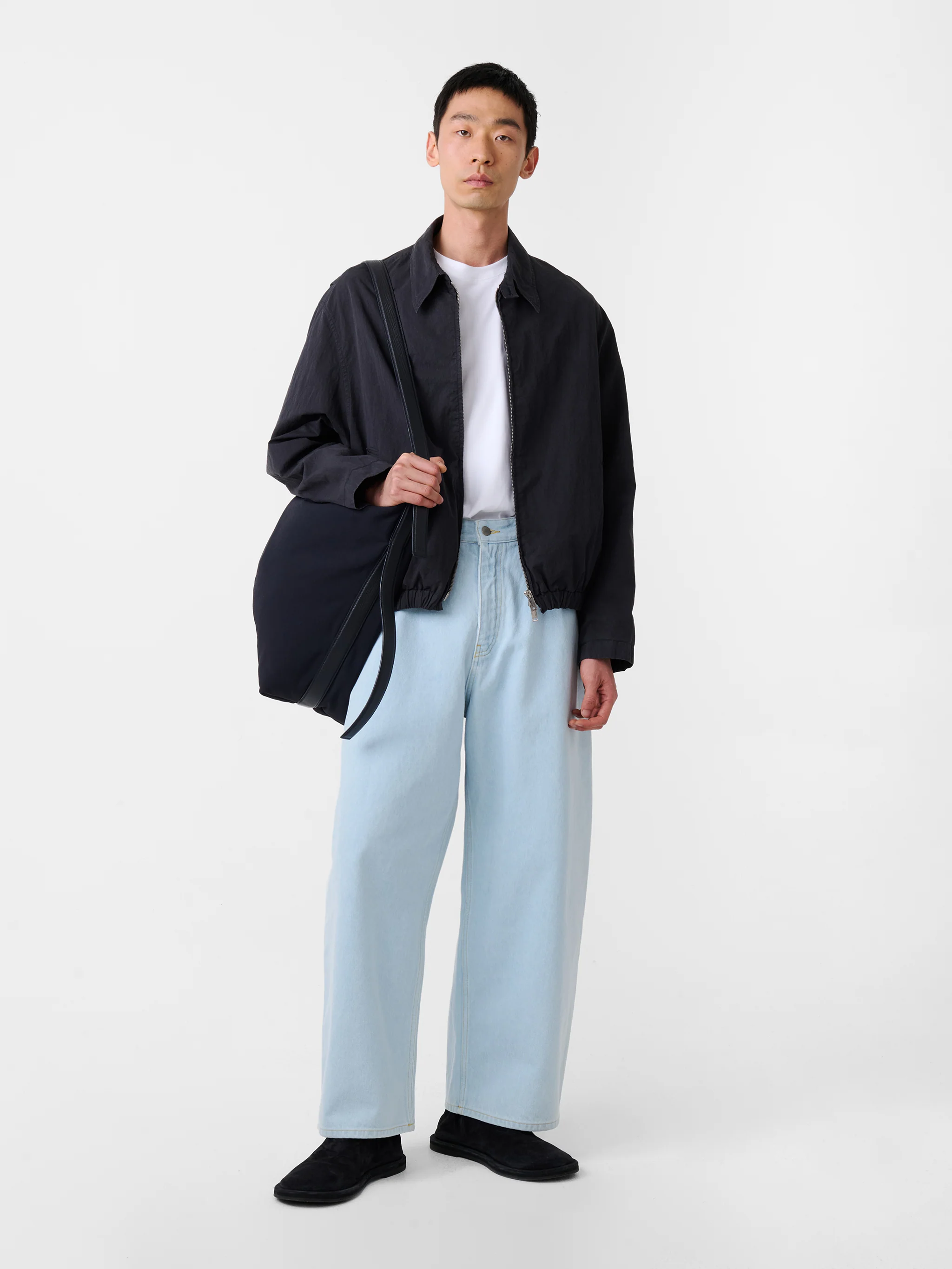 Bleached Wash Denim Paolo Jean Pants