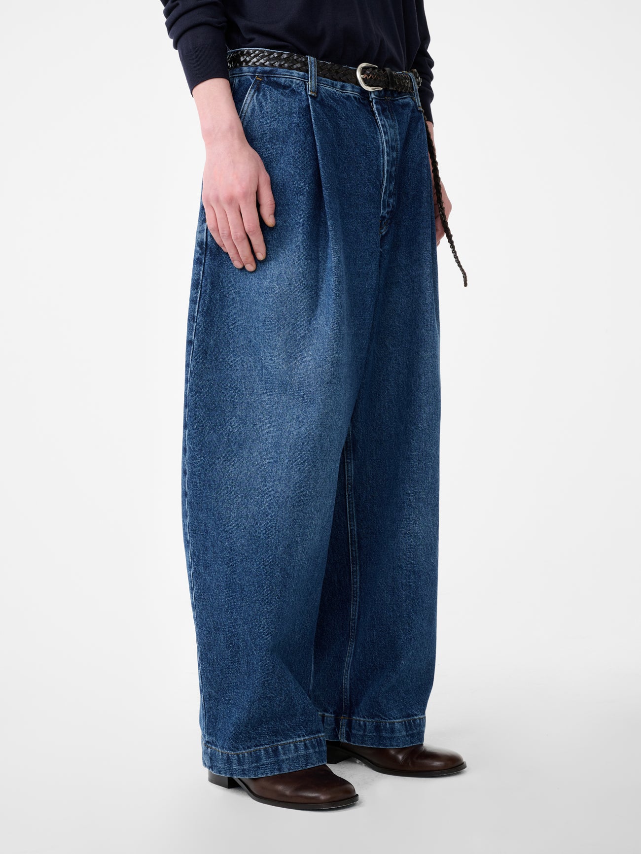 Worn Wash Indigo Regen Denim Puch Pants