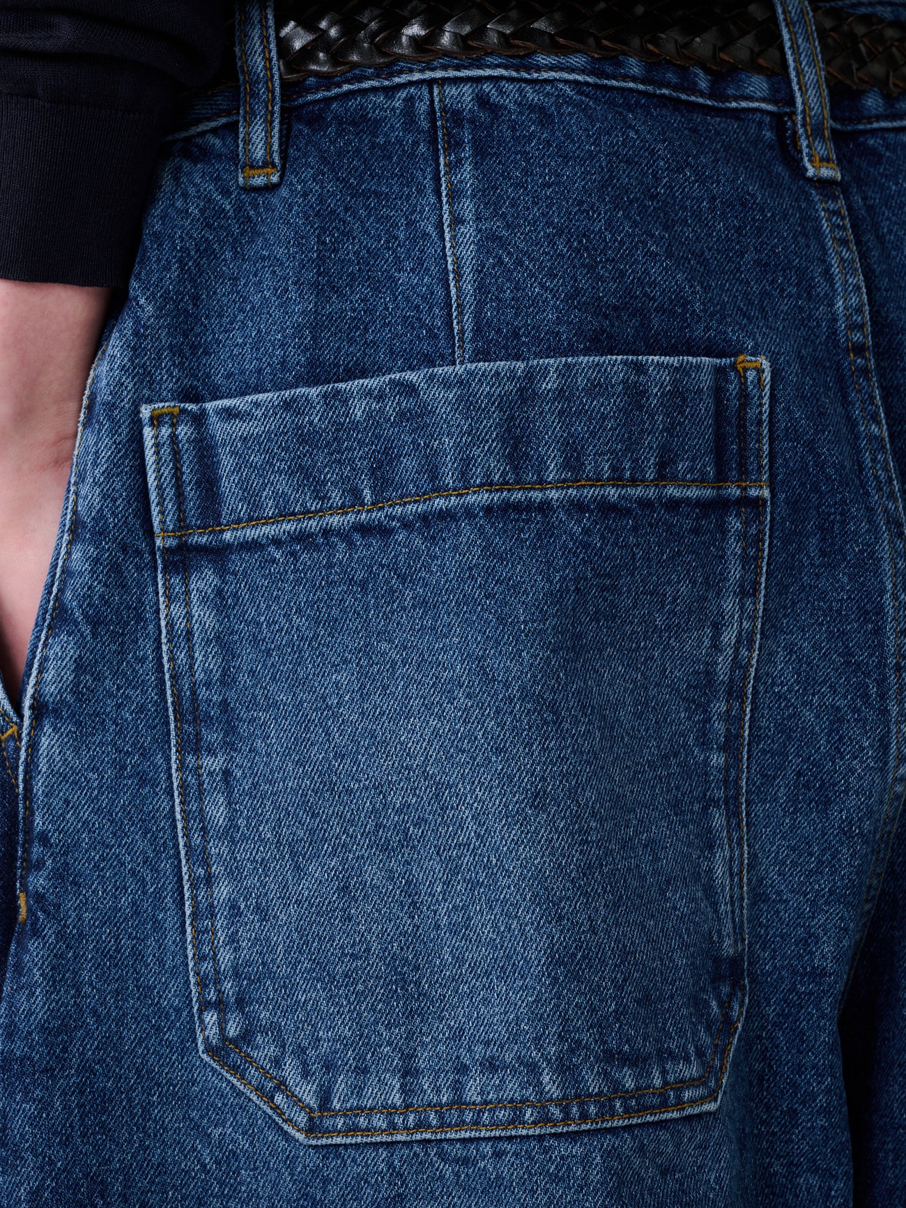 Worn Wash Indigo Regen Denim Puch Pants