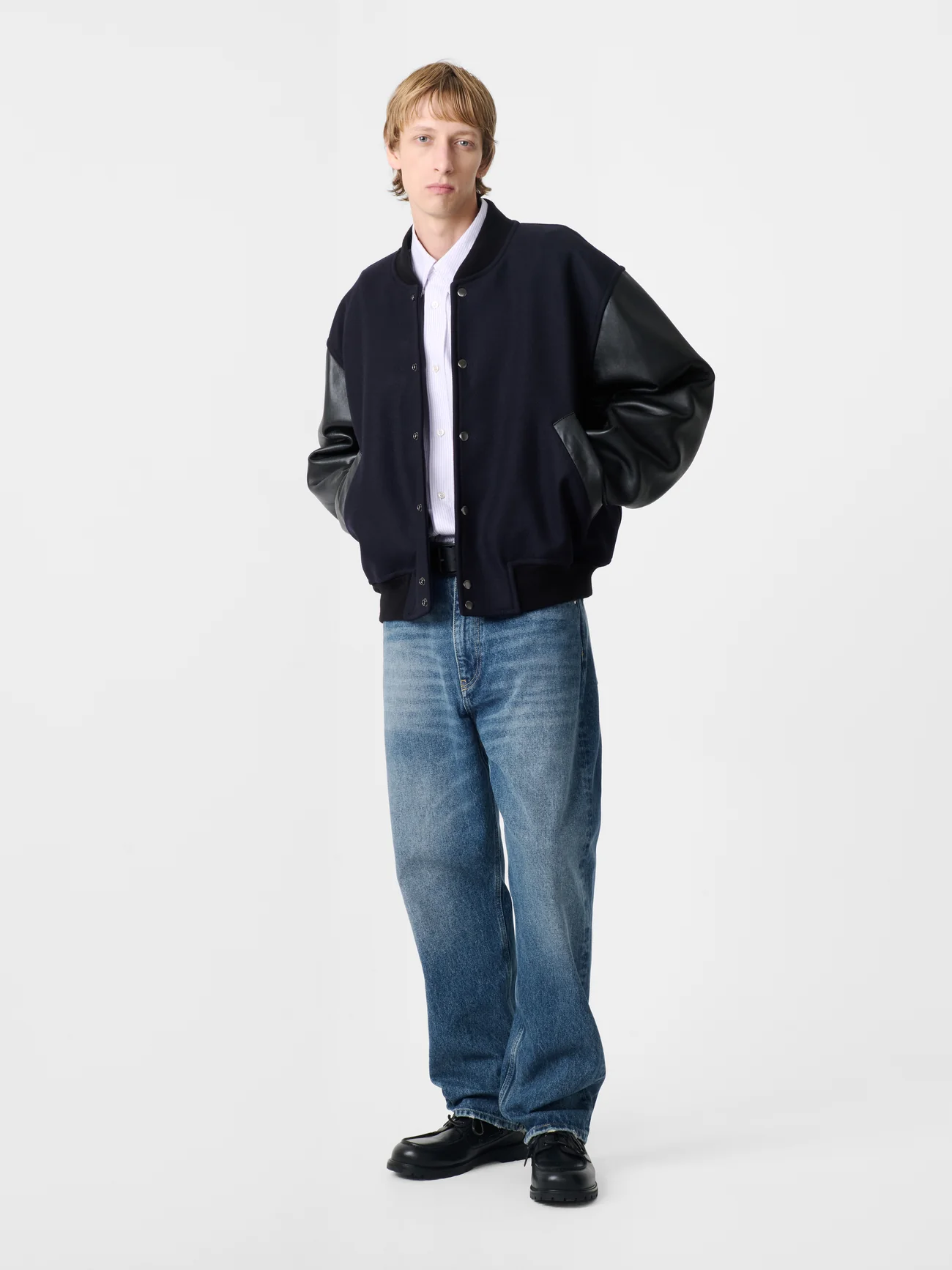 Worn Wash Indigo Regen Denim Riso Pants