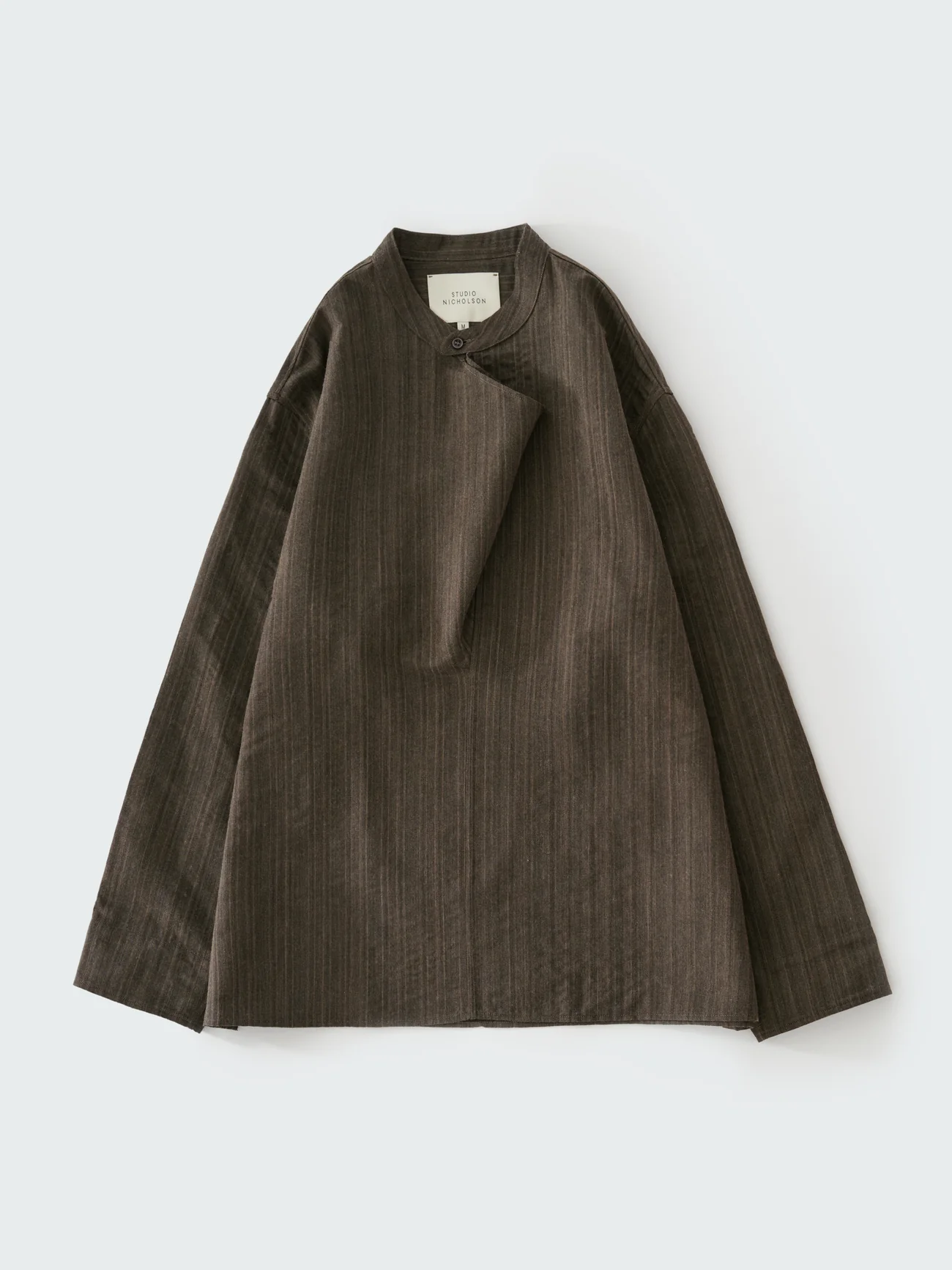 Black Herringbone Shirting Solis Shirt