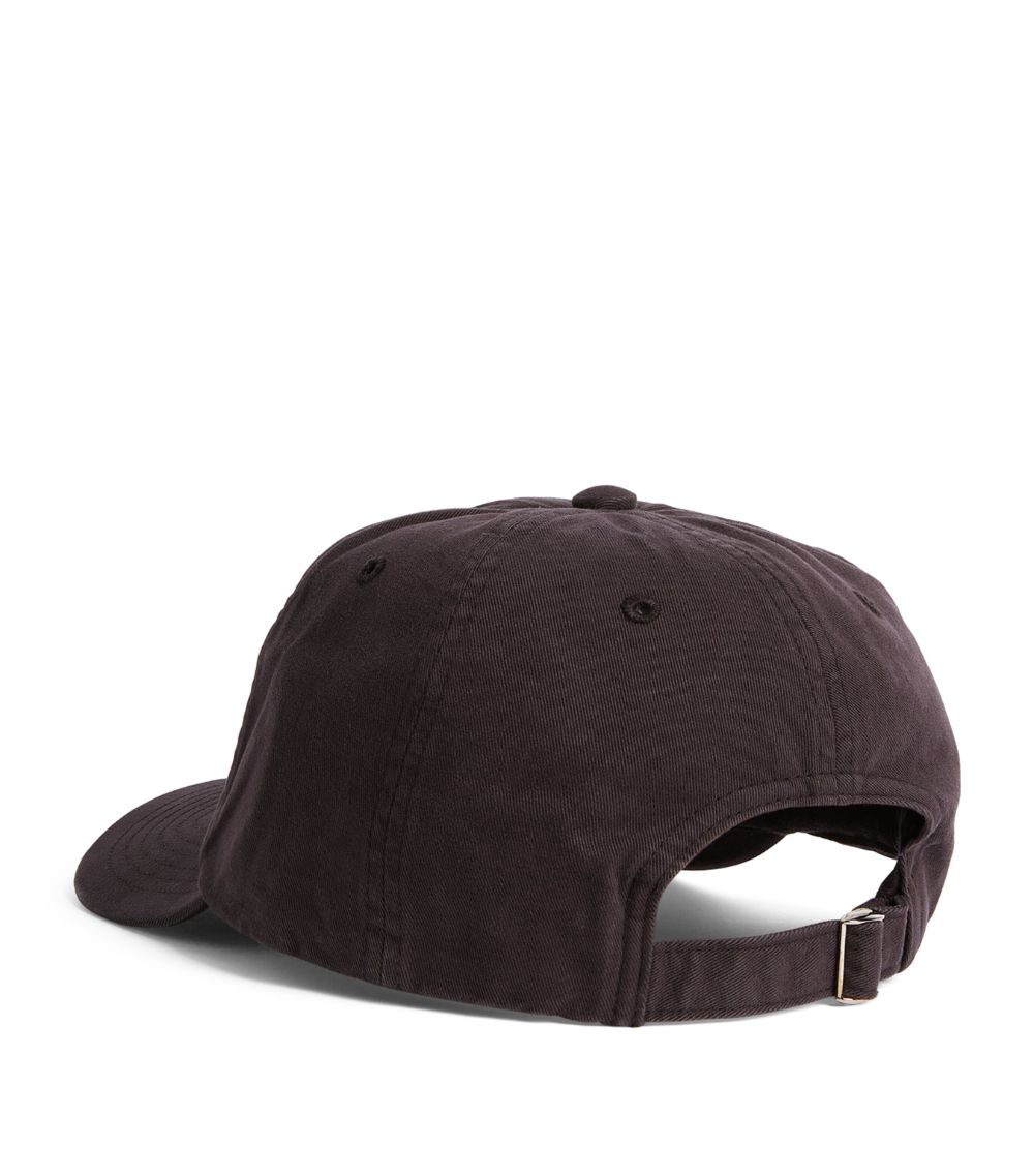 Logo Cap in Black Grape