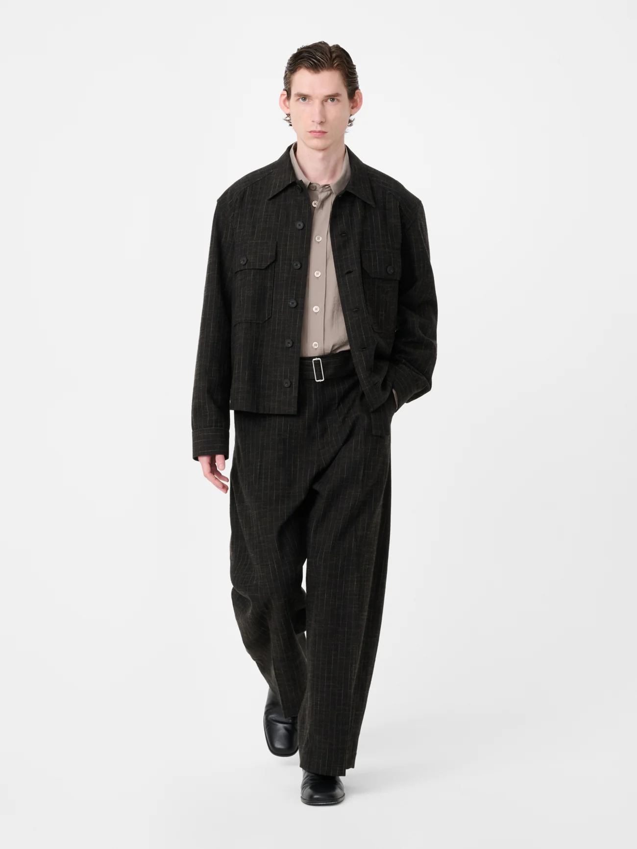 Peat Broken Pinstripe Vital Pants