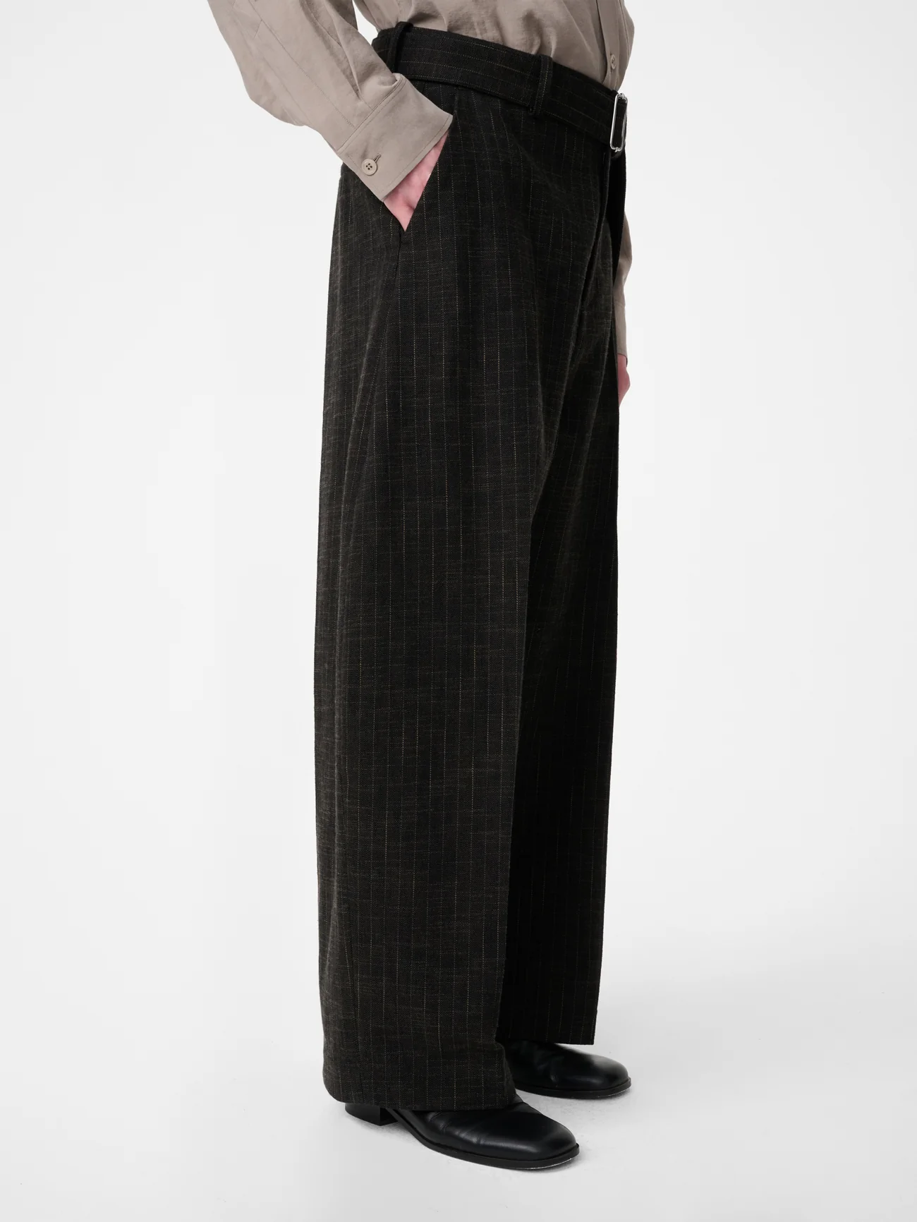 Peat Broken Pinstripe Vital Pants
