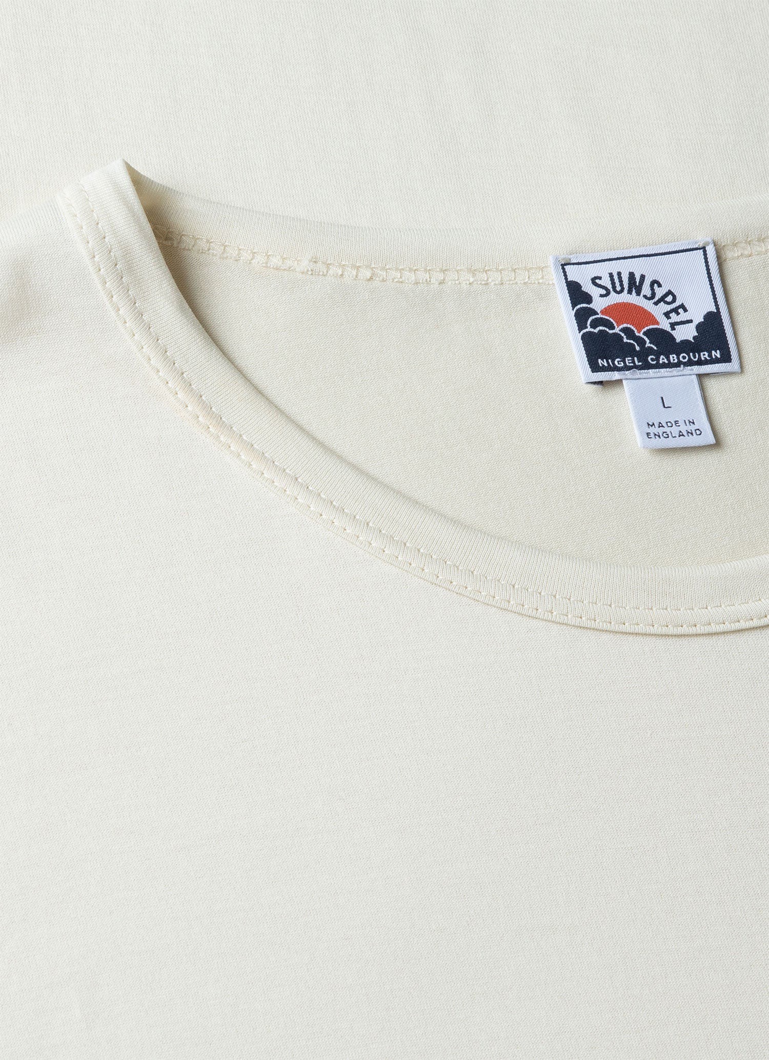 SS Pocket T Shirt in Stone White