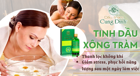 Tinh dầu xông thải độc đả thông kinh lạc