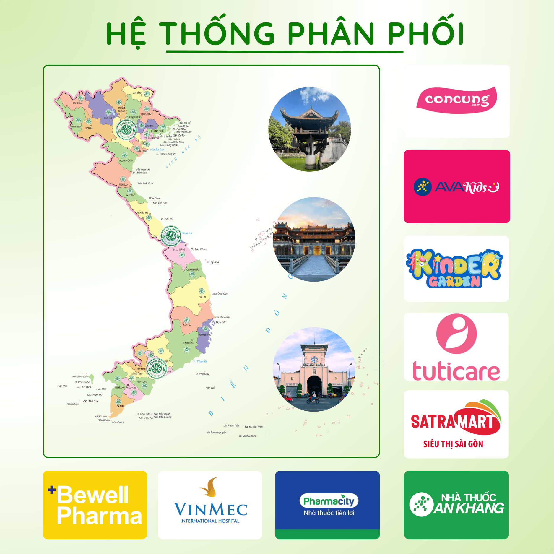 Hệ thống phân phối của Cung Đình