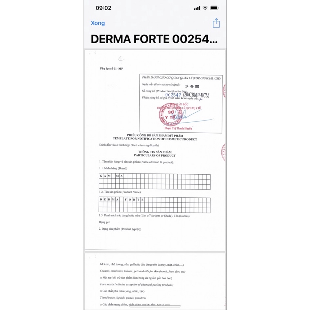 Kem Giảm Mụn Và Thâm Mụn Derma Forte (15G)
