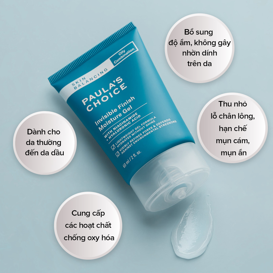 [HÀNG NHẬP KHẨU] Kem Dưỡng Ẩm Paula's Choice Skin Balancing Invisible Finish Moisture (60ml)