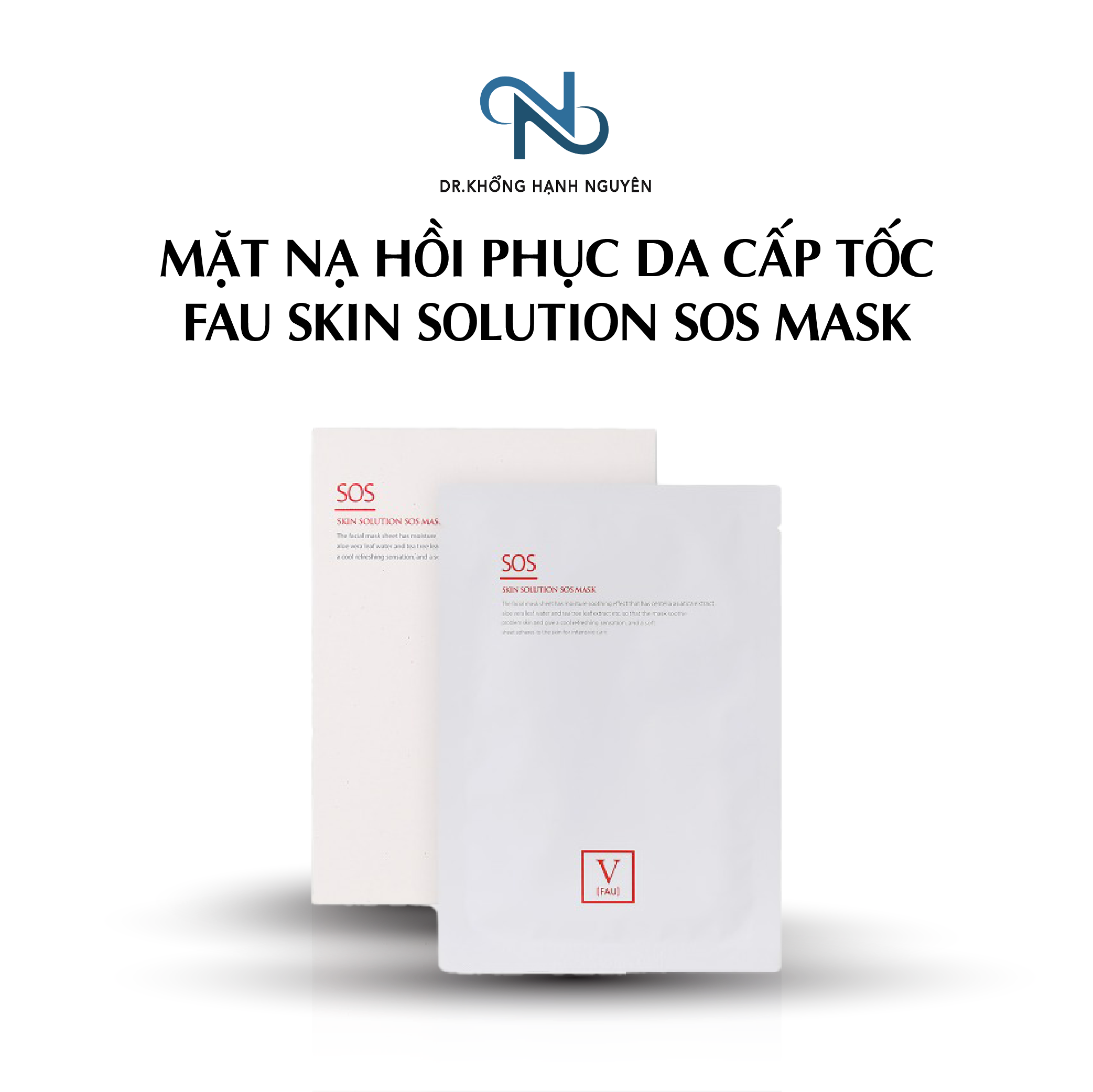 FAU Skin Solution SOS Mask - Mặt nạ hồi phục da cấp tốc ( 1 Miếng)