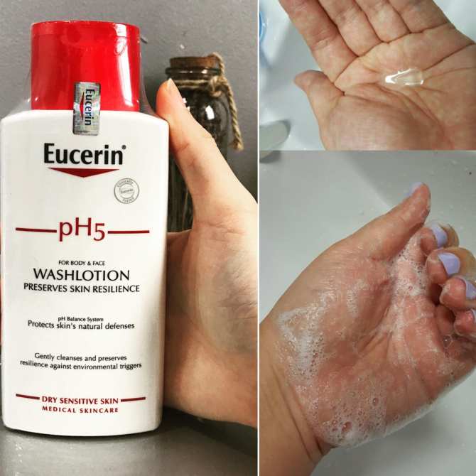 Sữa Tắm Cho Da Nhạy Cảm Eucerin pH5 for Body & Face Washlotion