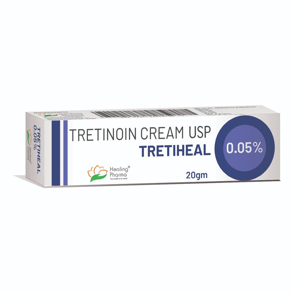 [HÀNG NHẬP KHẨU] Tretinoin Cream Tretiheal - Giảm Mụn Chống Lão Hóa  0.025%