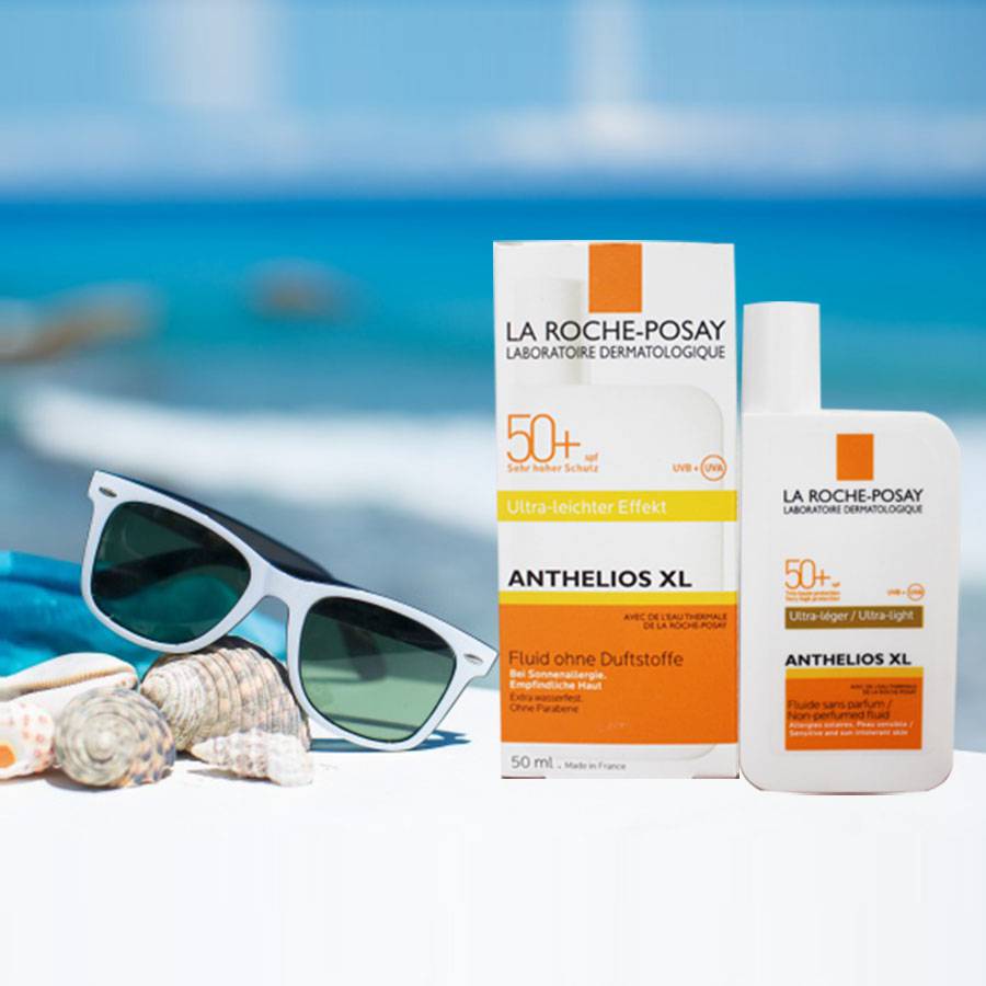 Kem Chống Nắng Cho Da Khô, Nhạy Cảm La Roche-Posay Anthelios Invisible Fluid SPF 50+
