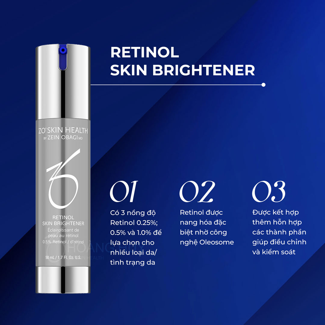 [HÀNG NHẬP KHẨU] Retinol ZO Brightener Sáng Da, Trẻ Hoá