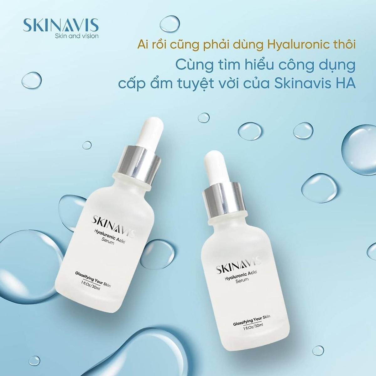 [HÀNG NHẬP KHẨU] Tinh Chất Cấp Ẩm Skinavis Serum Hyaluronic B5 (30ml)