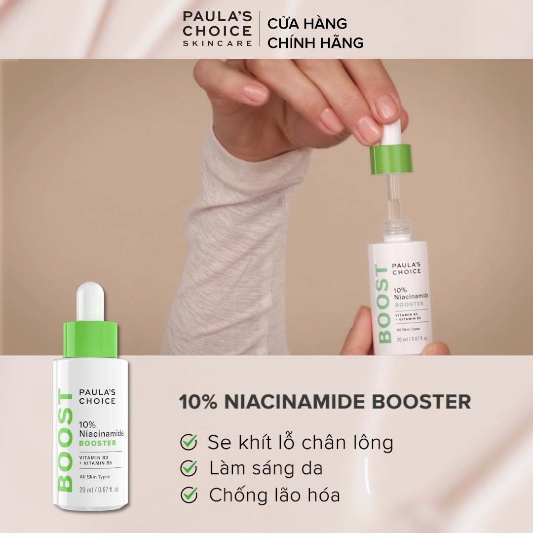 [HÀNG NHẬP KHẨU] Tinh Chất Giảm Thâm, Se Khít Lỗ Chân Lông Paula's 10% Niacinamide Booster