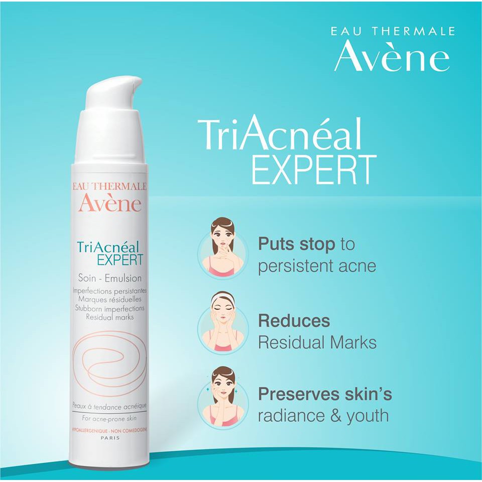 [HÀNG NHẬP KHẨU] Kem Làm Giảm Mụn Trứng Cá Avene Triacneal Expert (30ml)