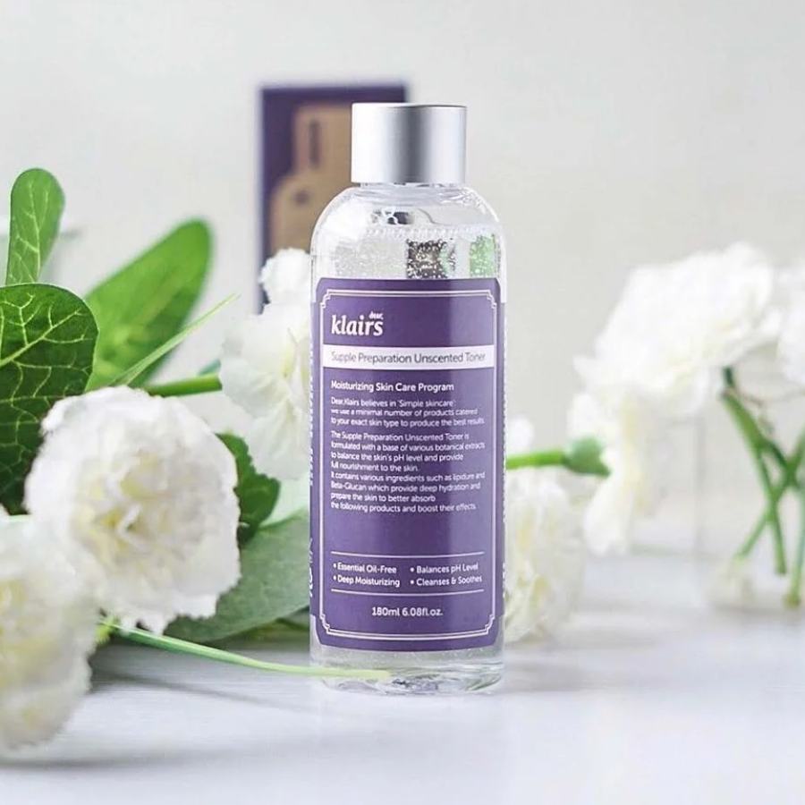 [HÀNG NHẬP KHẨU] Nước Hoa Hồng Không Mùi Dear Klairs Supple Preparation Unscented - Dưỡng Ẩm Da Và Làm Mềm Da (180ML)