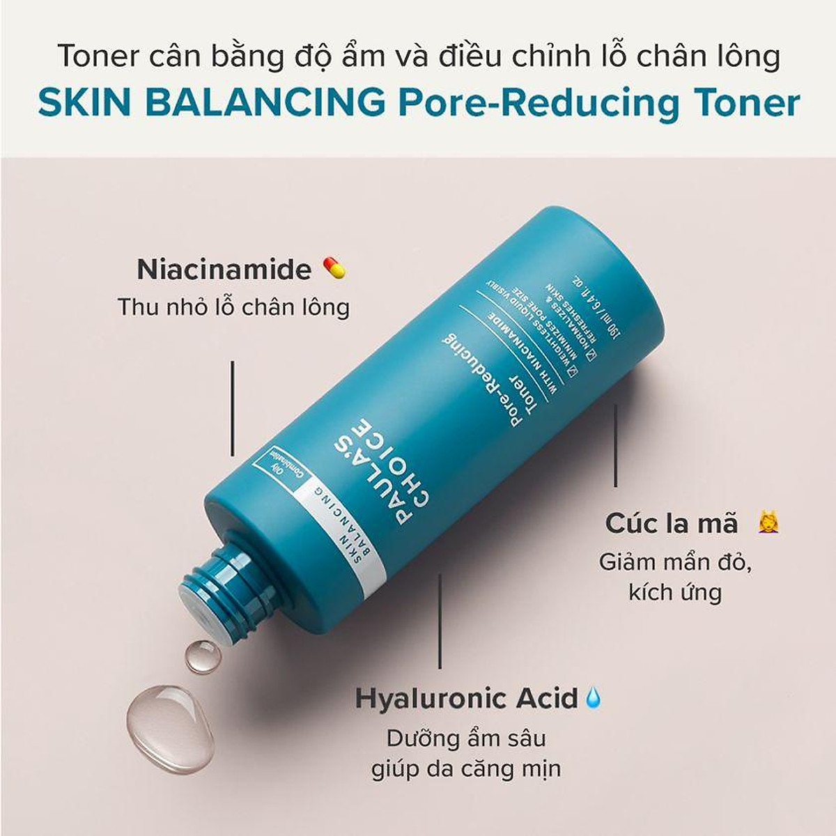 [HÀNG NHẬP KHẨU] Nước Hoa Hồng Paula's Choice Dành Cho Da Dầu Skin Balancing Pore-Reducing