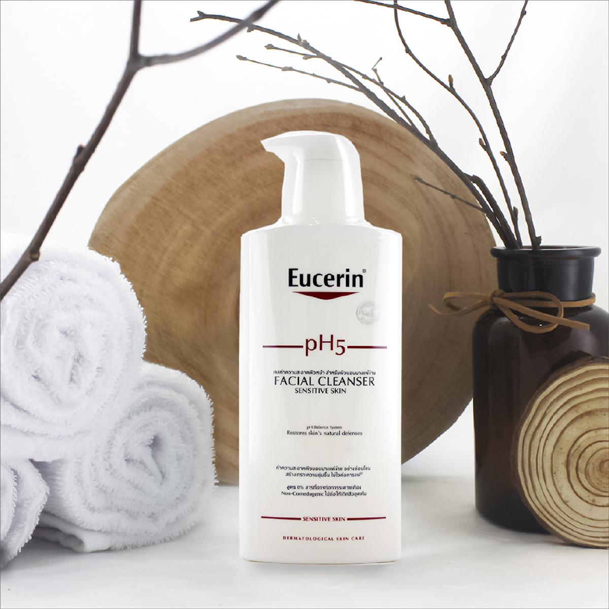 [HÀNG NHẬP KHẨU] Sữa Rửa Mặt Cho Da Khô, Nhạy Cảm Eucerin pH5 Facial Cleanser
