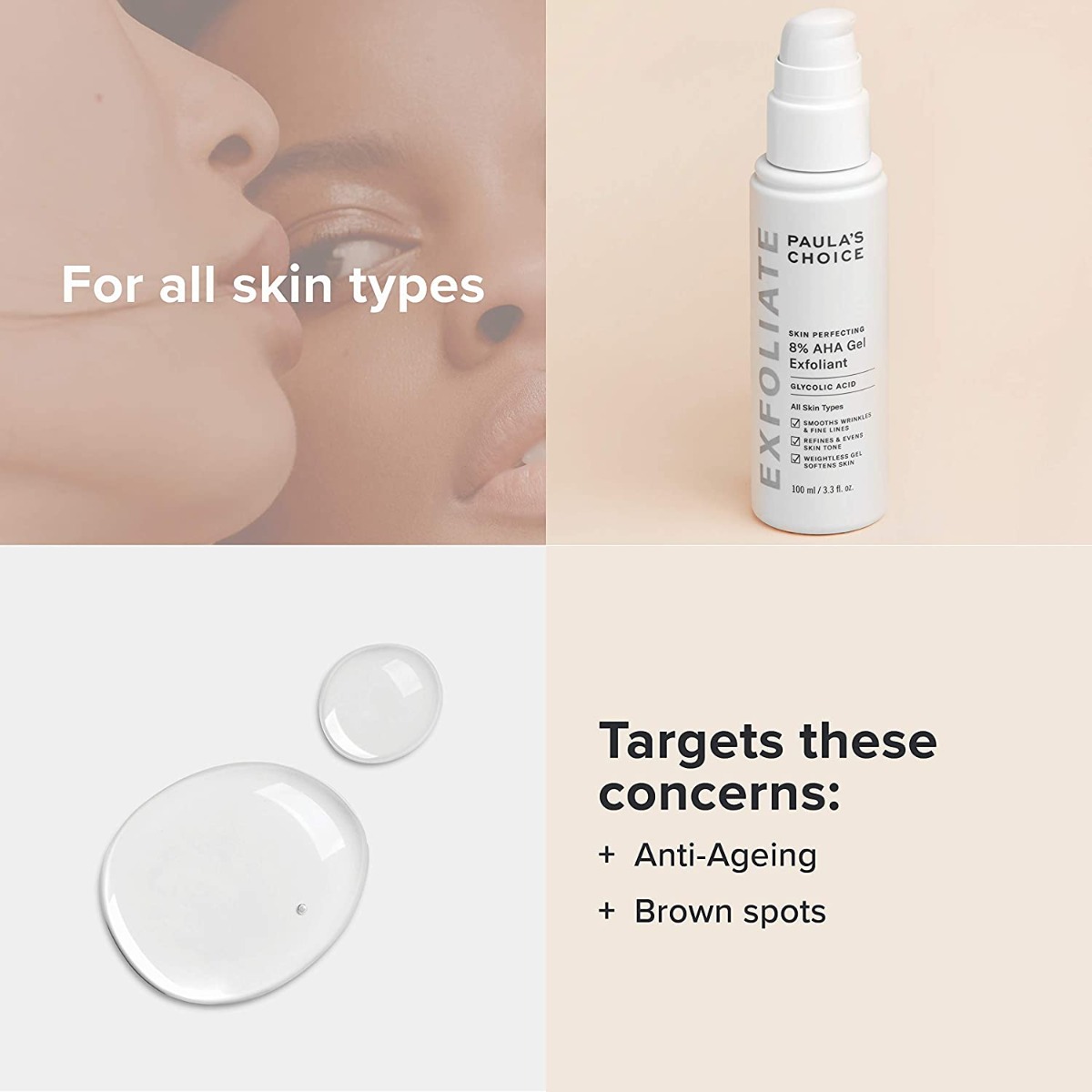 [HÀNG NHẬP KHẨU] Tẩy Da Chết Hóa Học Paula's Choice Skin Perfecting 8% AHA Exfoliant