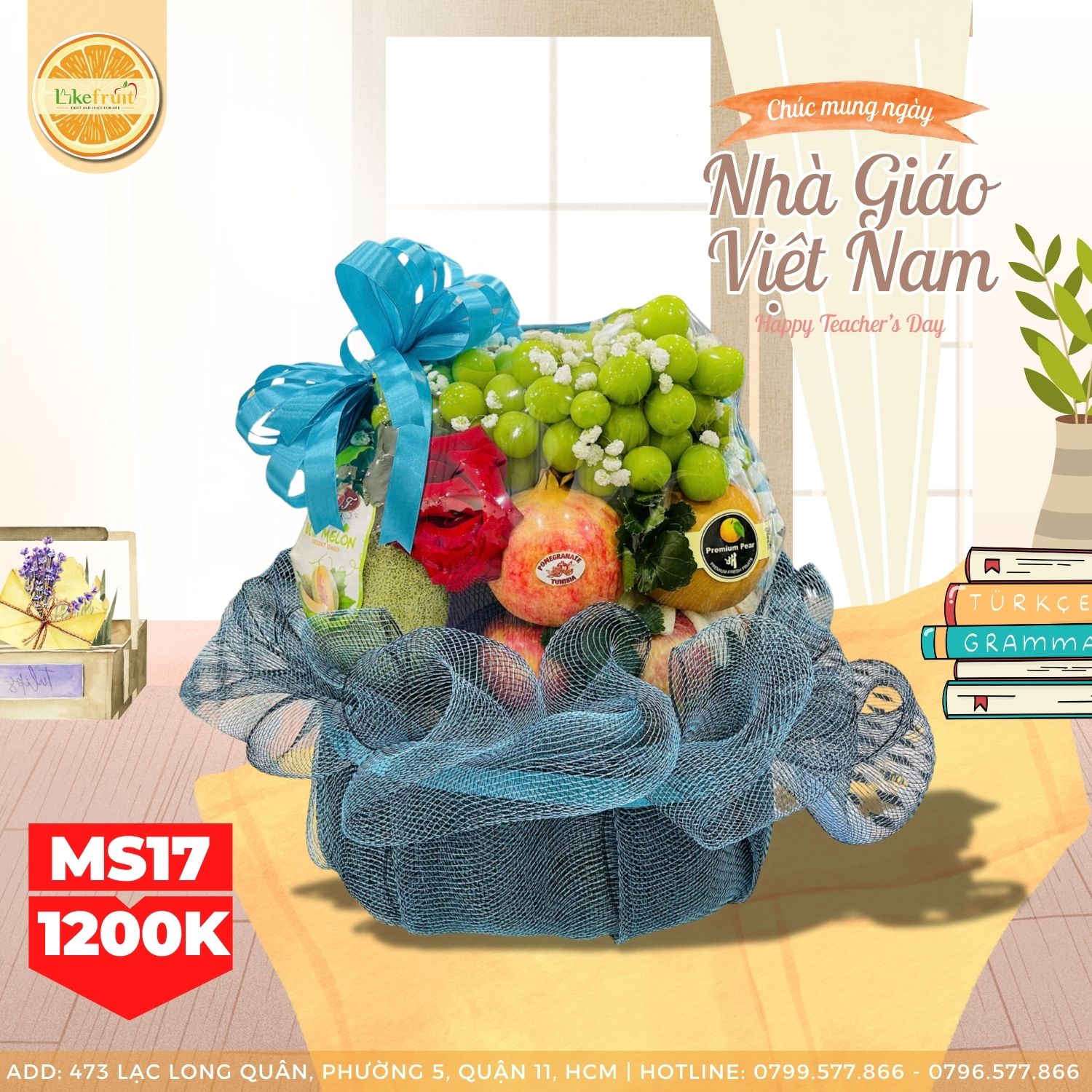 Mẫu quà tặng trái cây