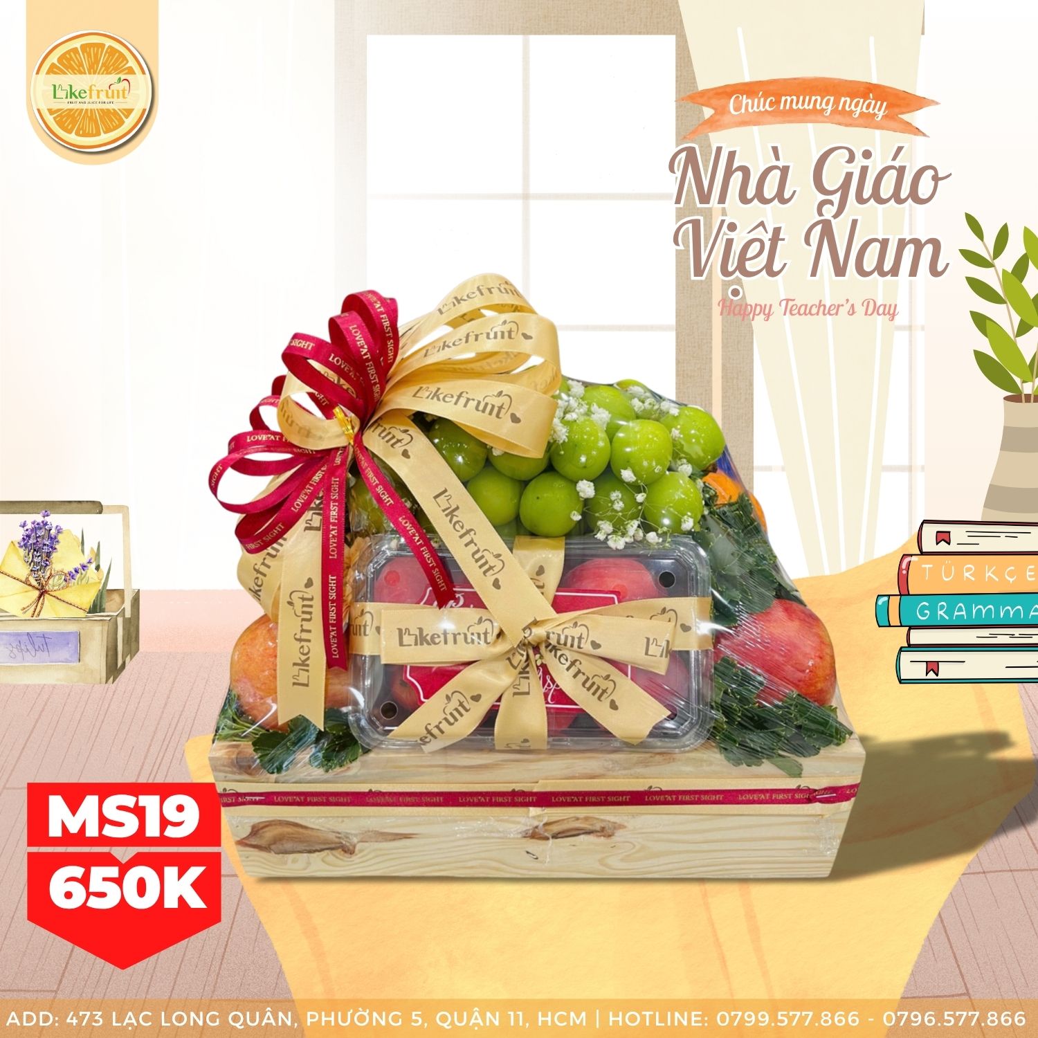 Mẫu quà tặng trái cây