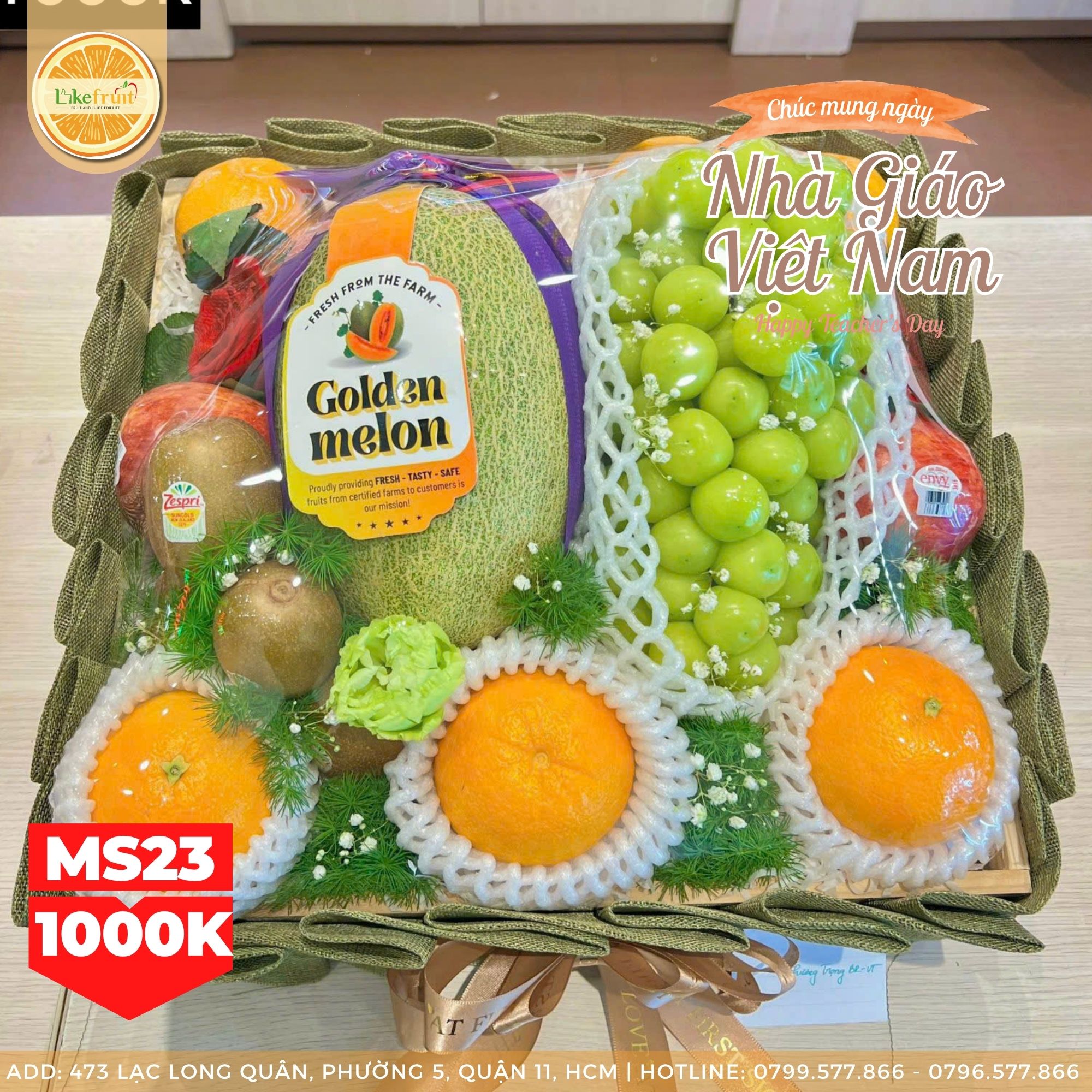 Mẫu quà tặng trái cây (Hotline : 0799.577.866)