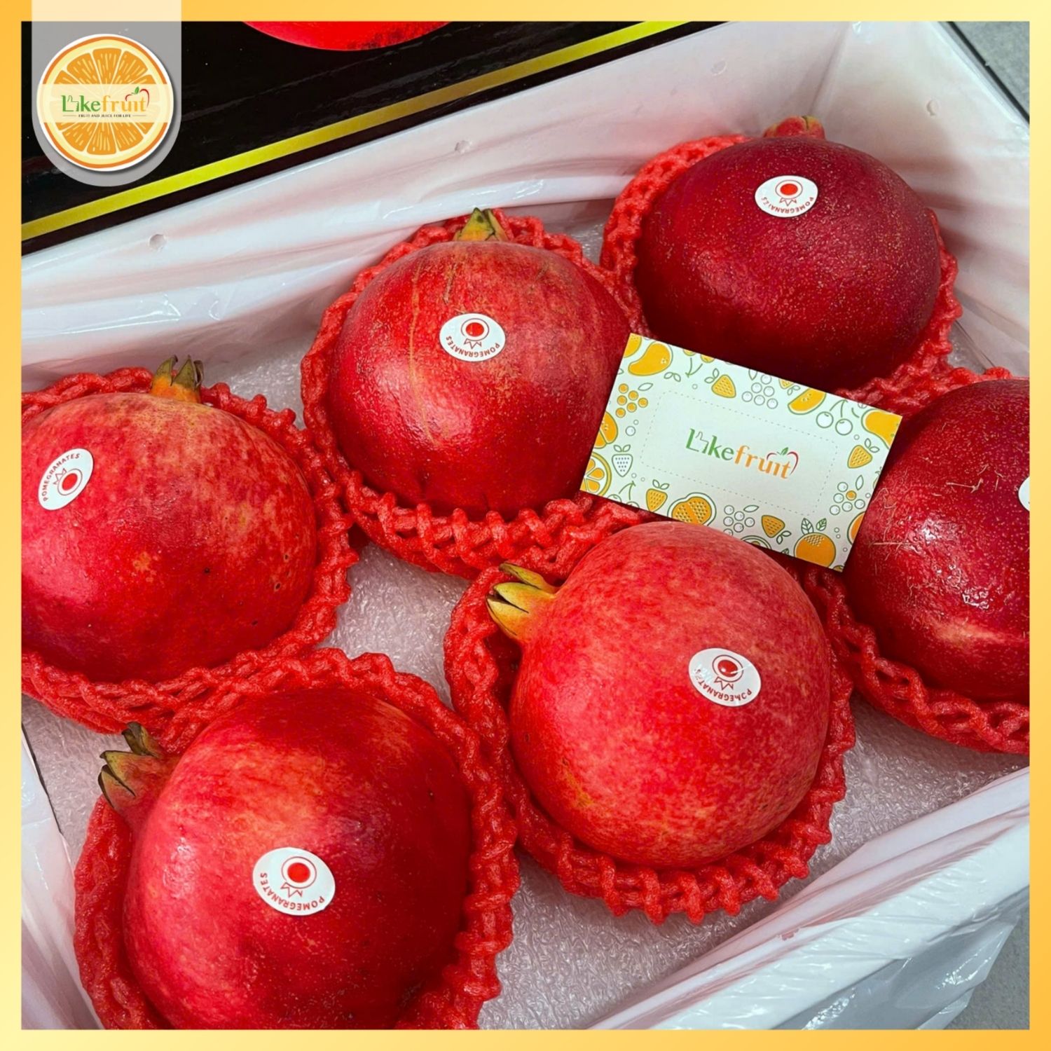 Lựu Huyết Rồng – Đỏ Ruby, Ngọt Thanh, Giàu Chất Chống Oxy Hóa (Thùng size 6)