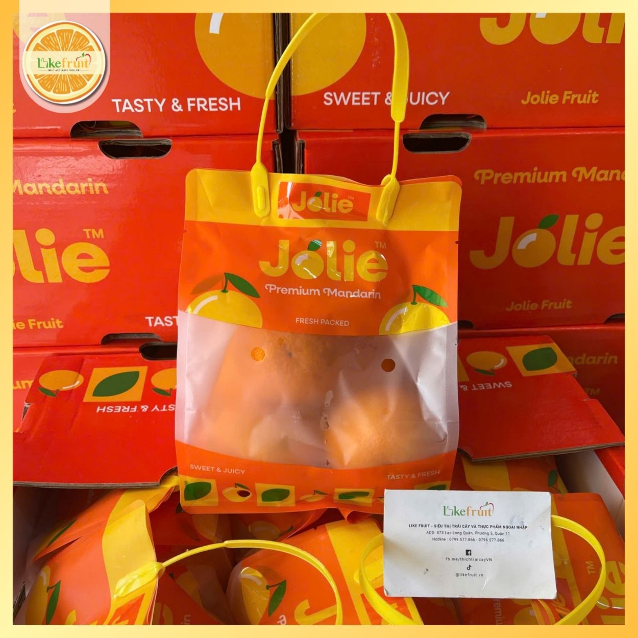 Quýt Túi Jolie 1kg – Quýt Ngọt Mọng Nước, Tươi Chuẩn Nhập Khẩu | Like Fruit