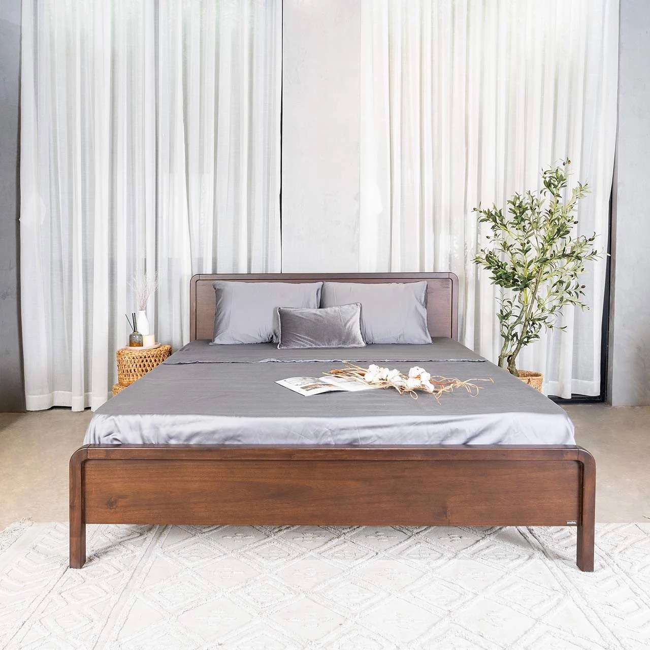 Giường Ngủ Gỗ Tràm