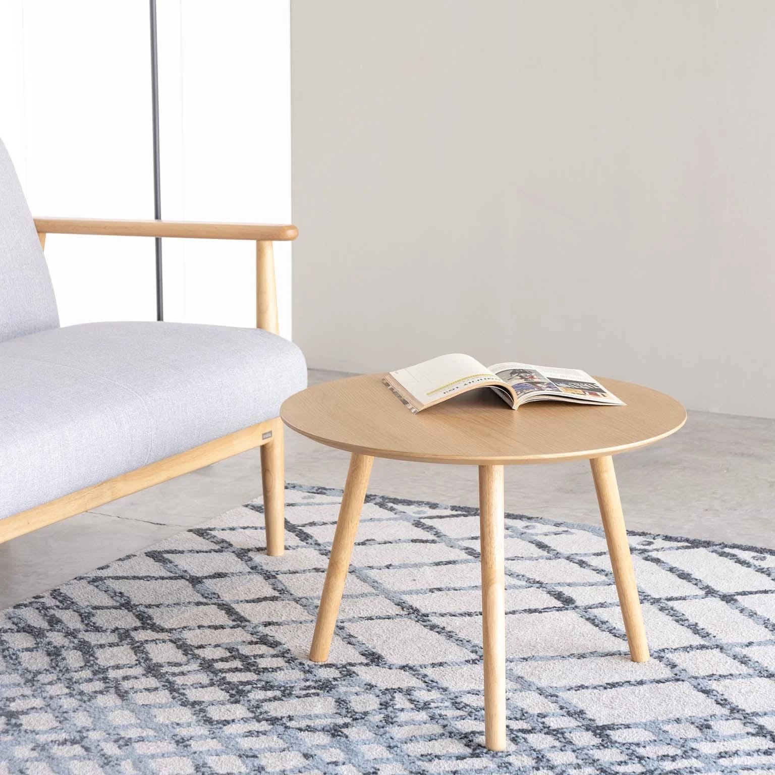 Bàn Sofa – Bàn Cafe – Bàn Trà Gỗ Cao Su màu tự nhiên
