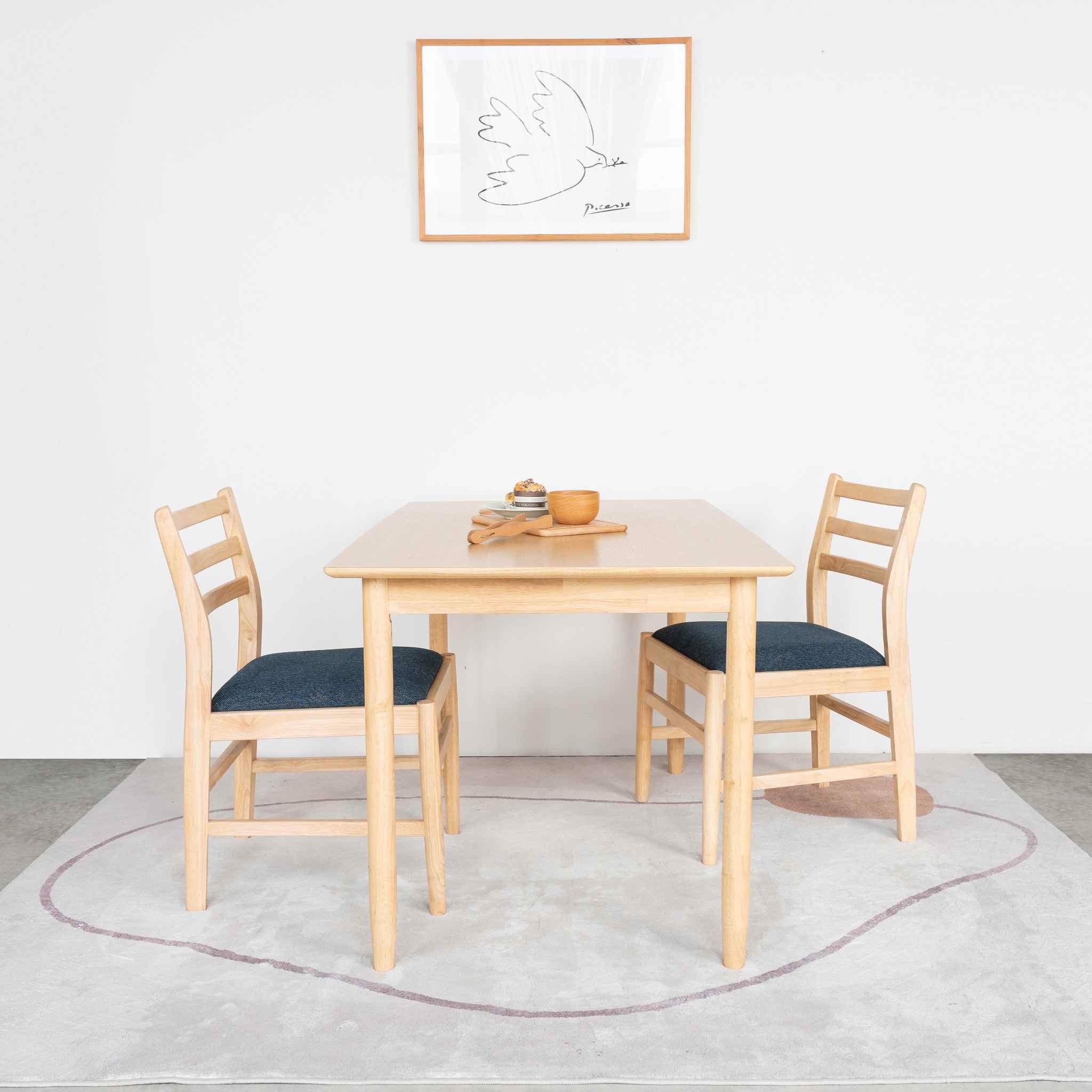 Bộ Bàn Ăn 4 Ghế Gỗ MILAN