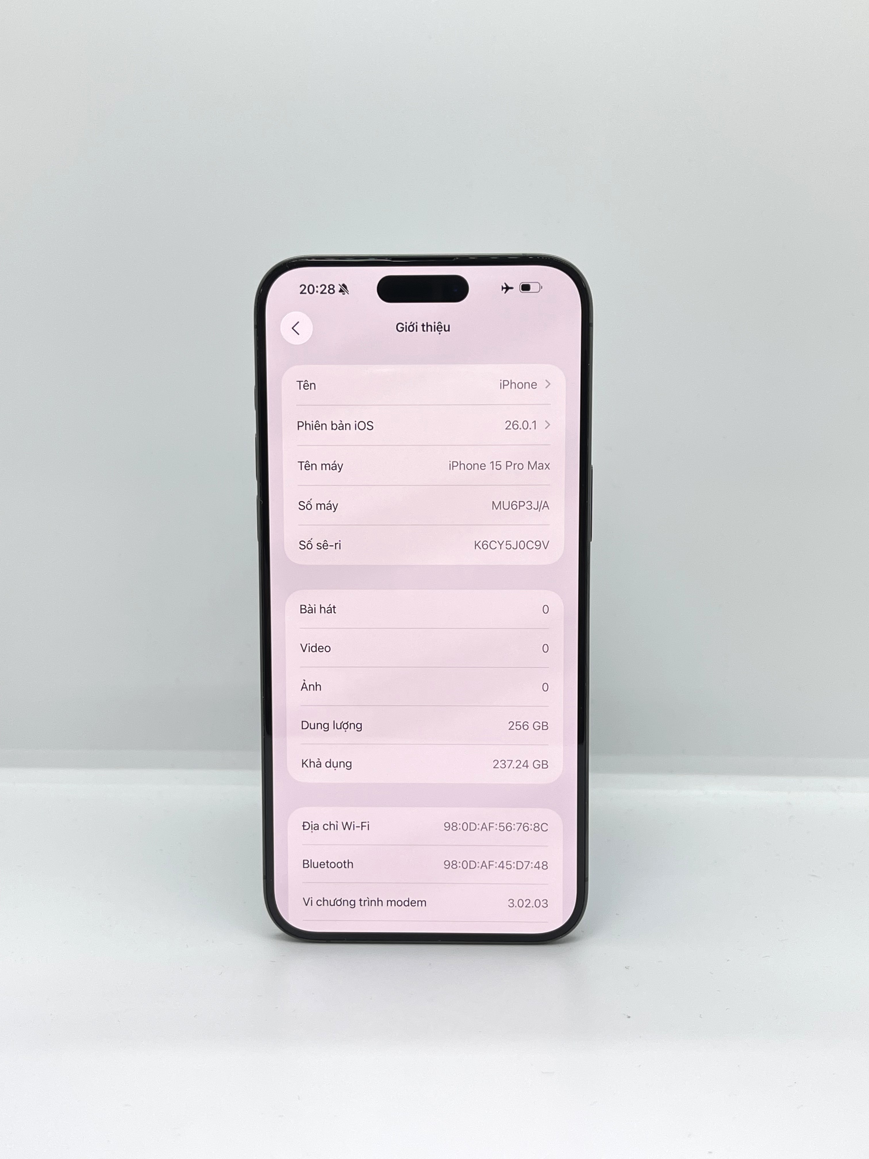 iPhone 15 Pro Max 256GB Black(Xước)