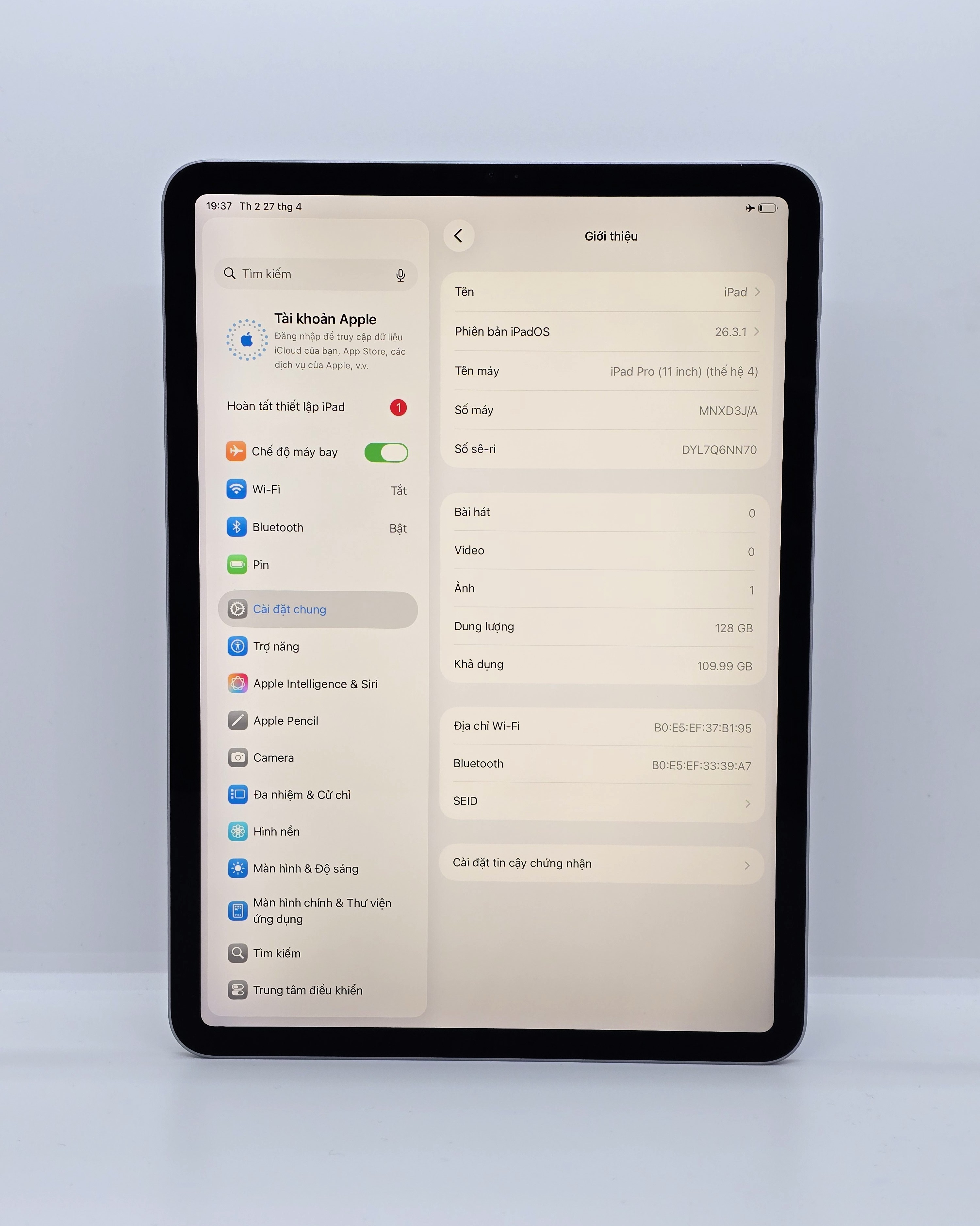 iPad Pro M2 11 inch 128GB Gray(Xước)