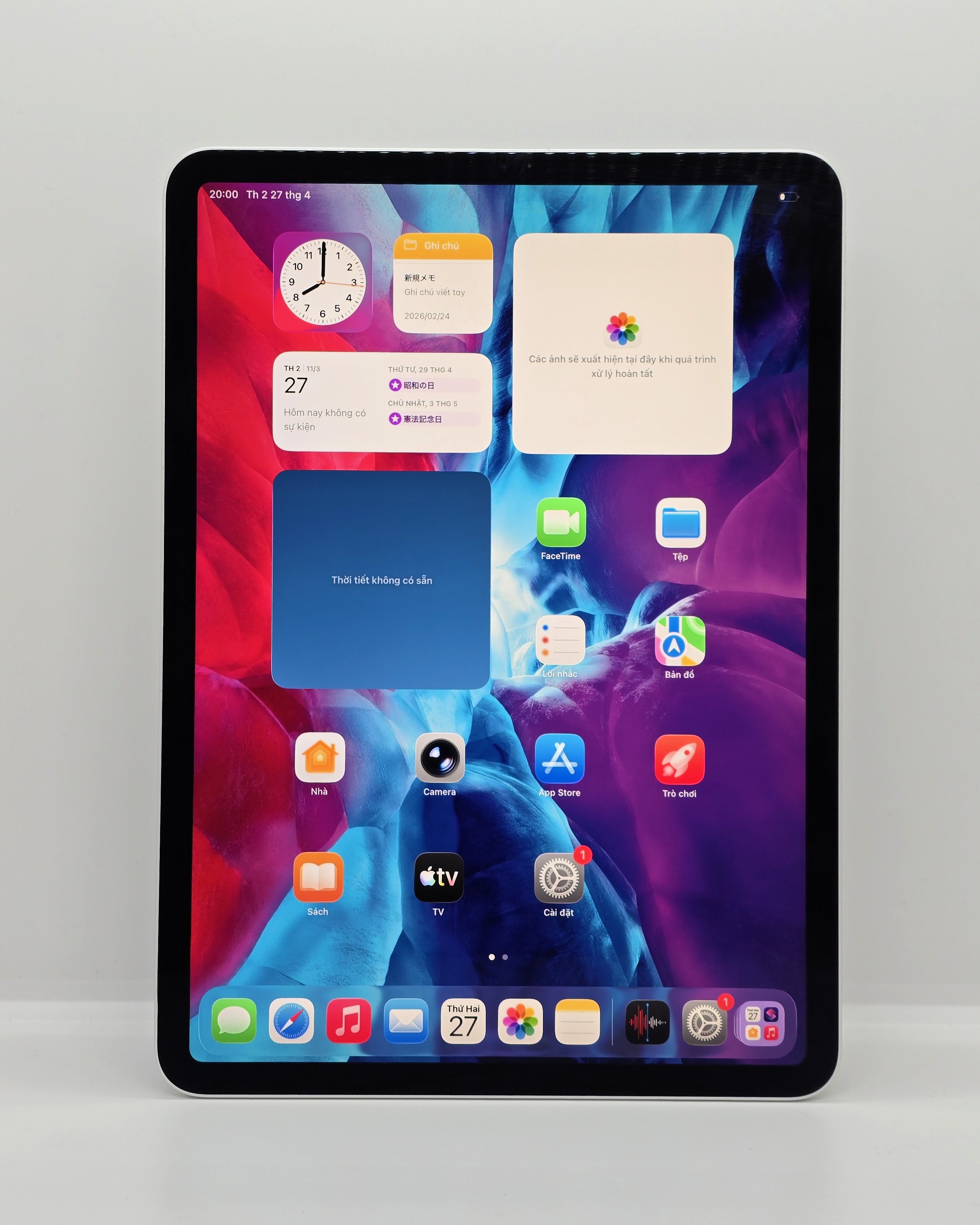 iPad Pro 2020 11 inch 128GB Silver(Xước)