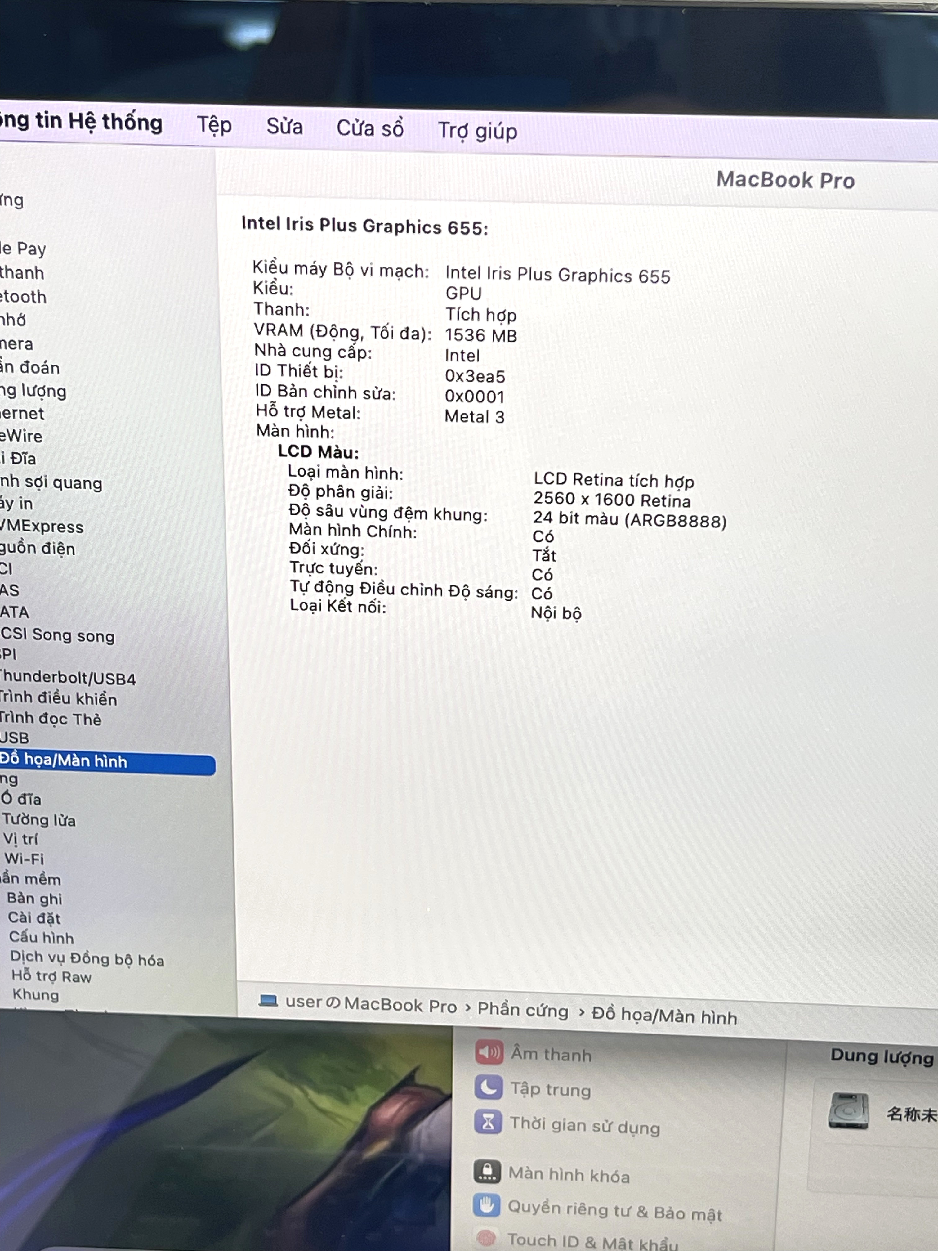 MacBook Pro 2018 13 inch i7 16GB 512GB Gray