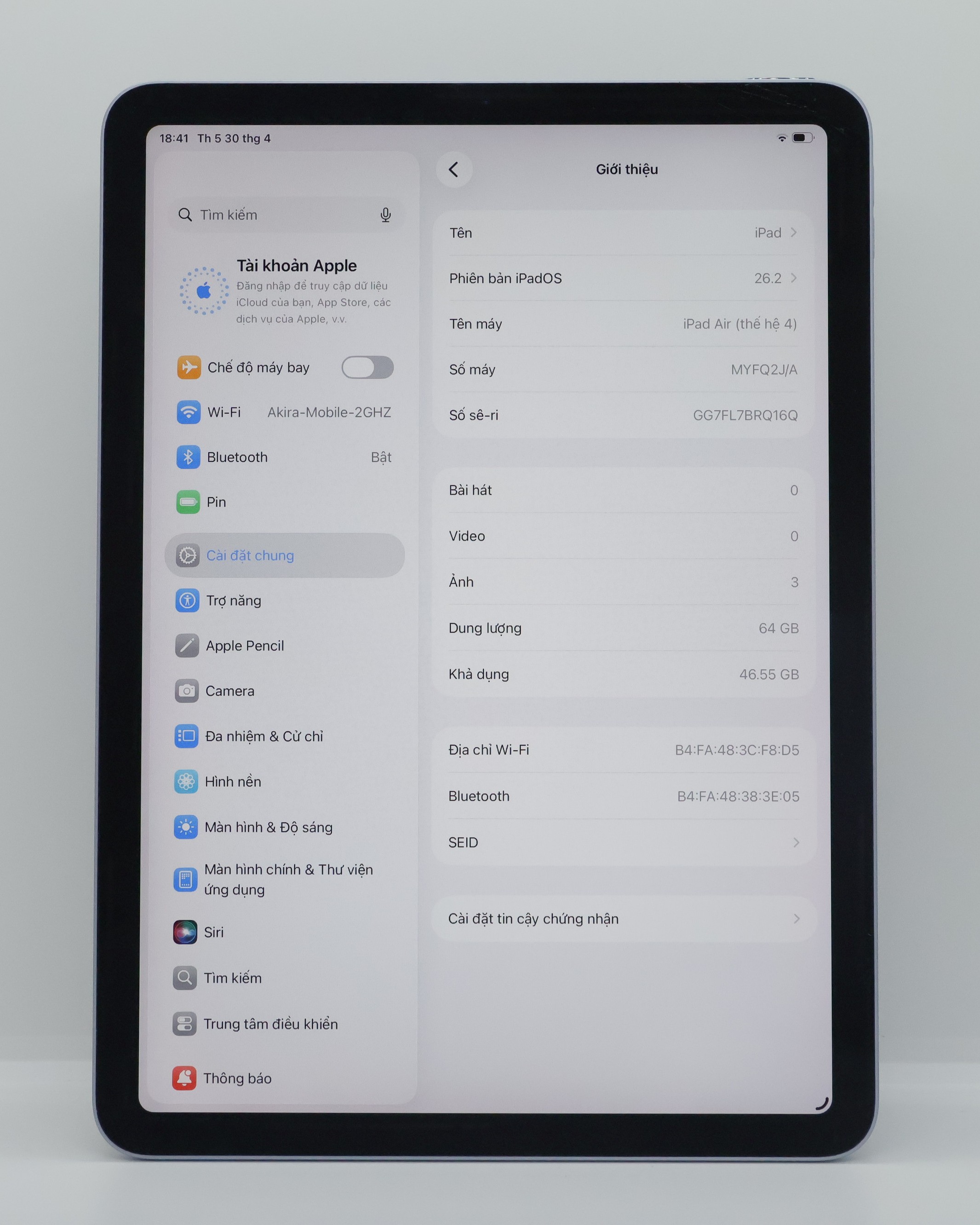 iPad Air 4 64GB Blue