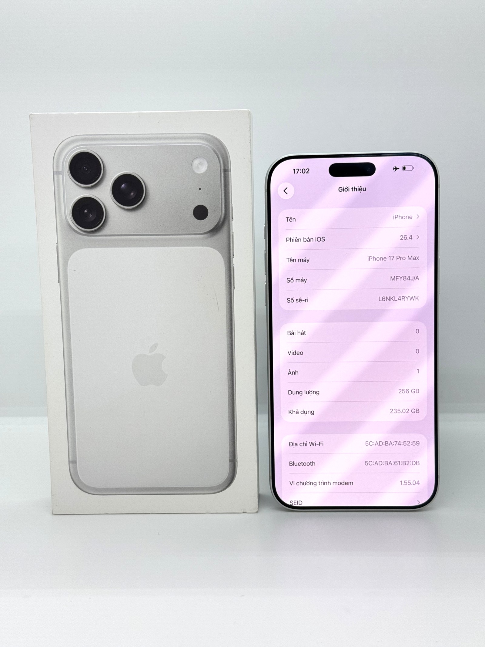 iPhone 17 Pro Max 256GB Silver(Xước)