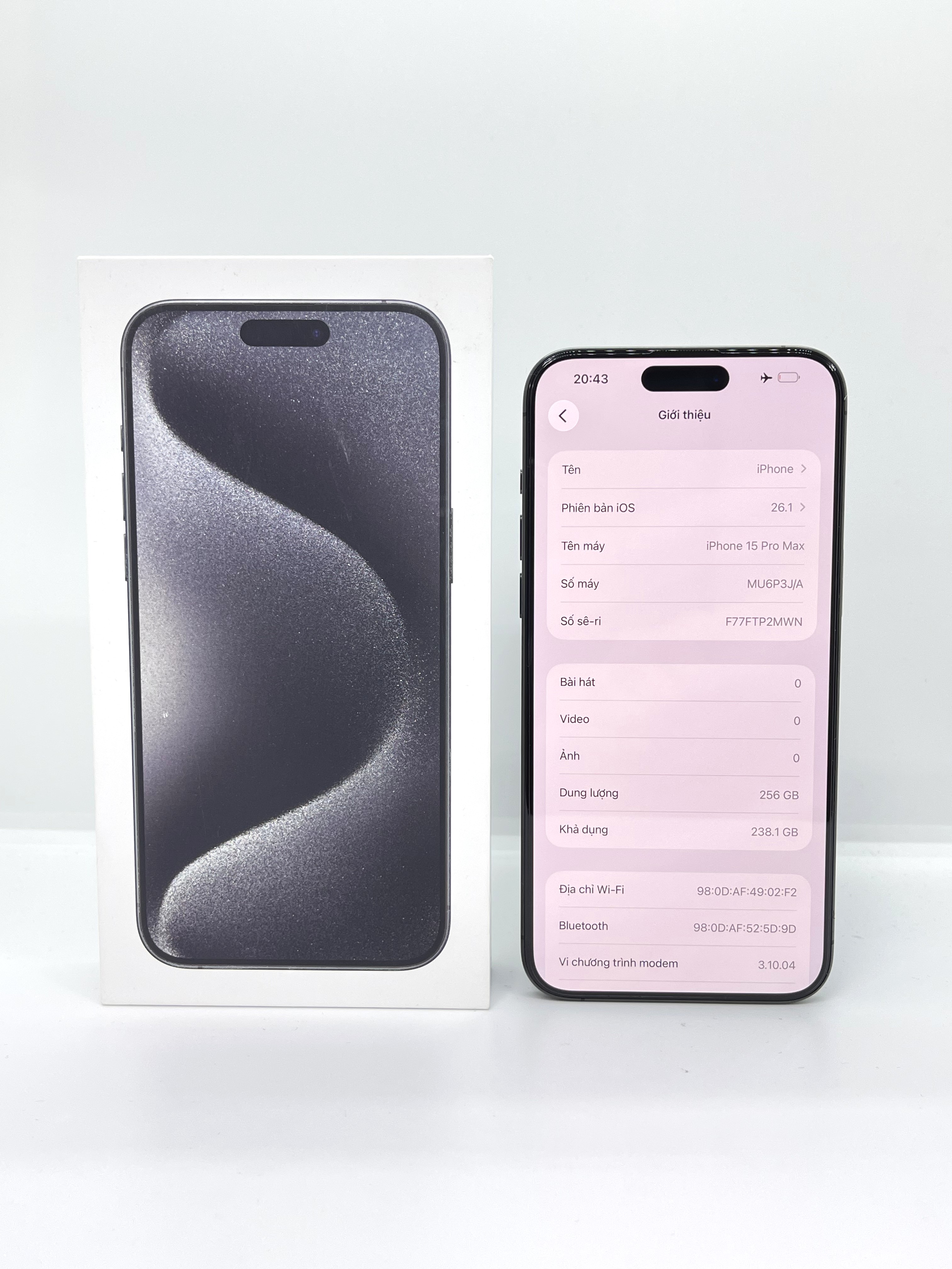 iPhone 15 Pro Max 256GB Black